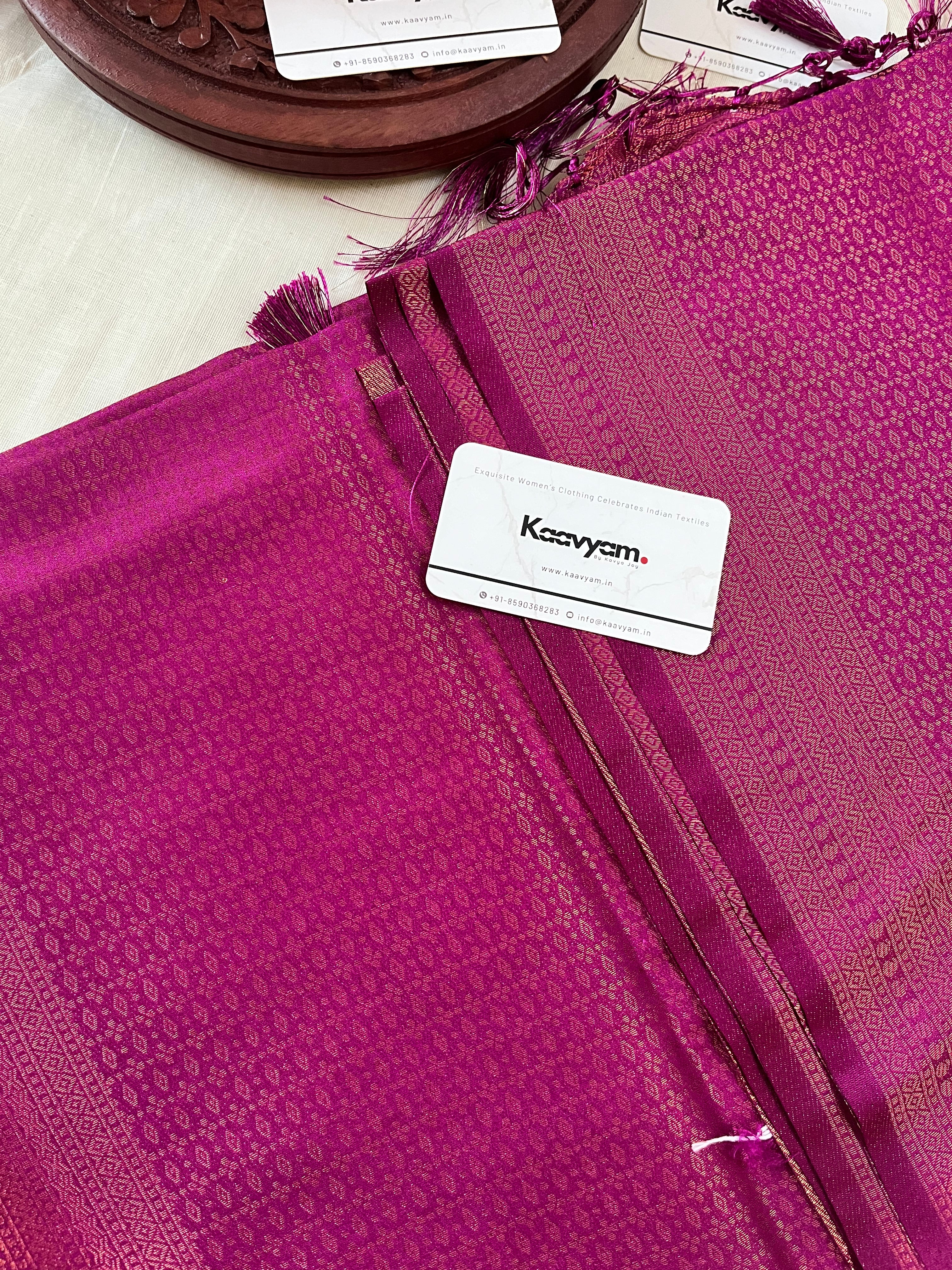 PINK KUBERAPPATTU SAREE