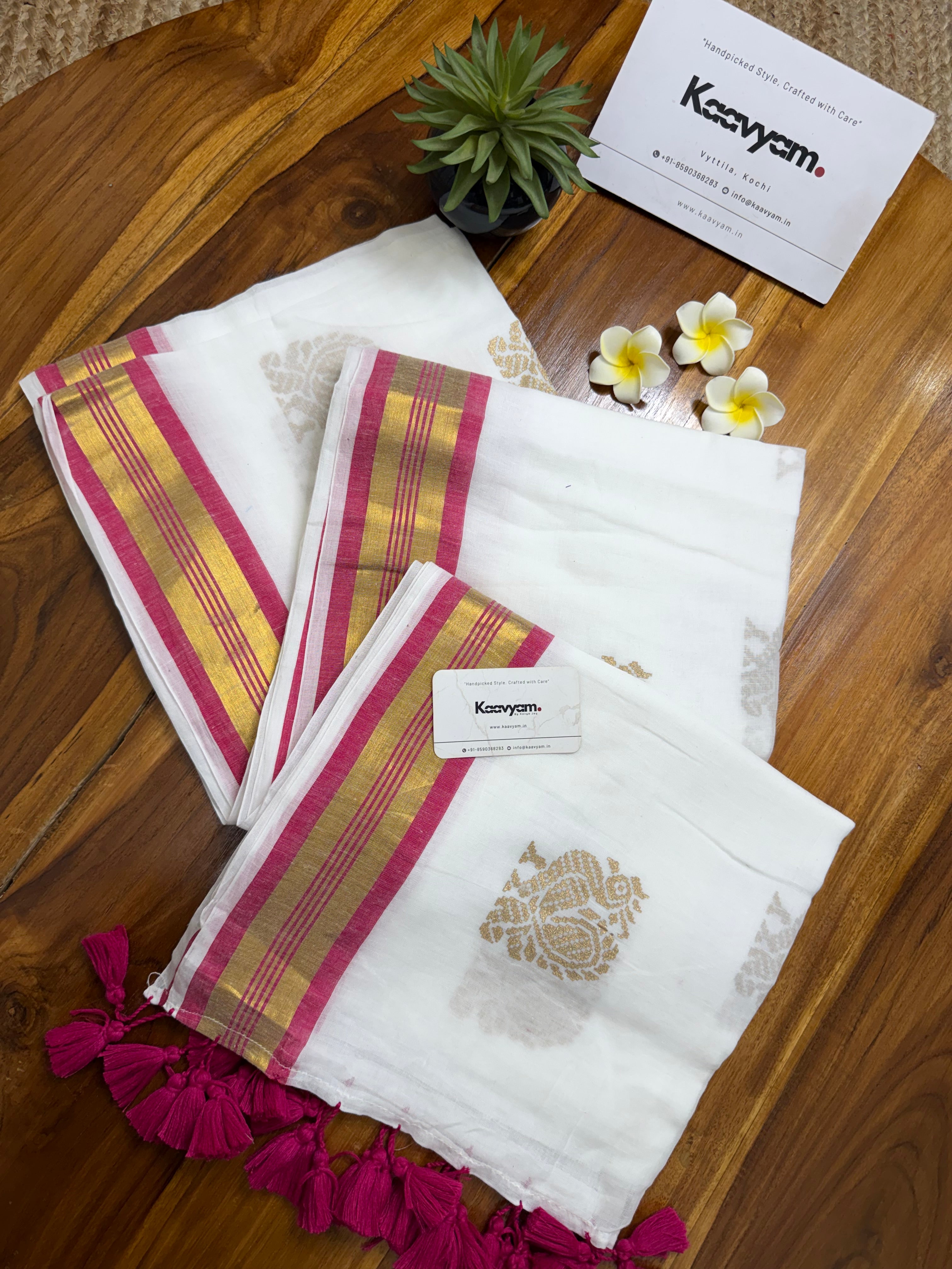 Mayura Printed Motif Saree