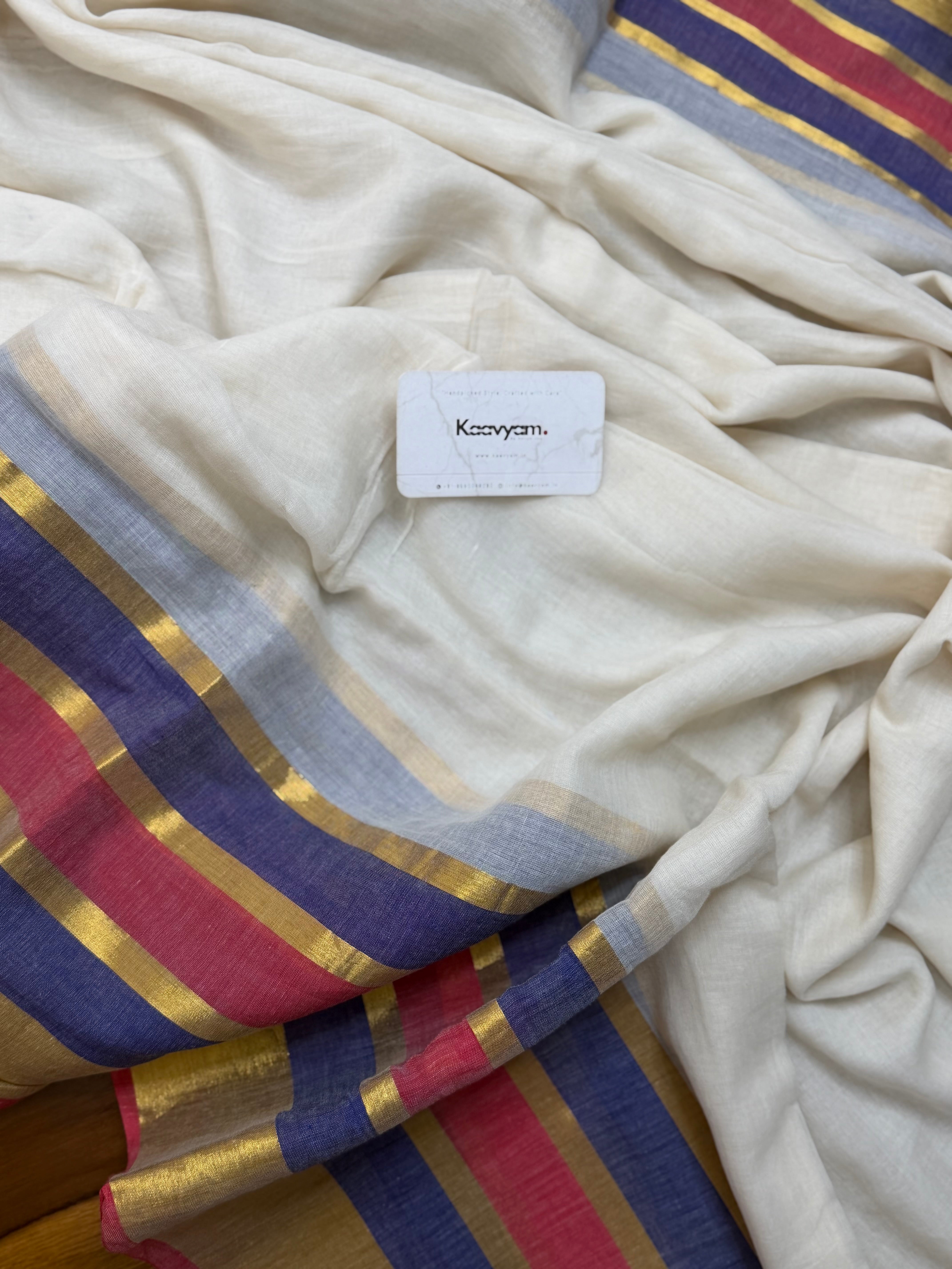 Thrikkakkara Kasav Mul Cotton Saree