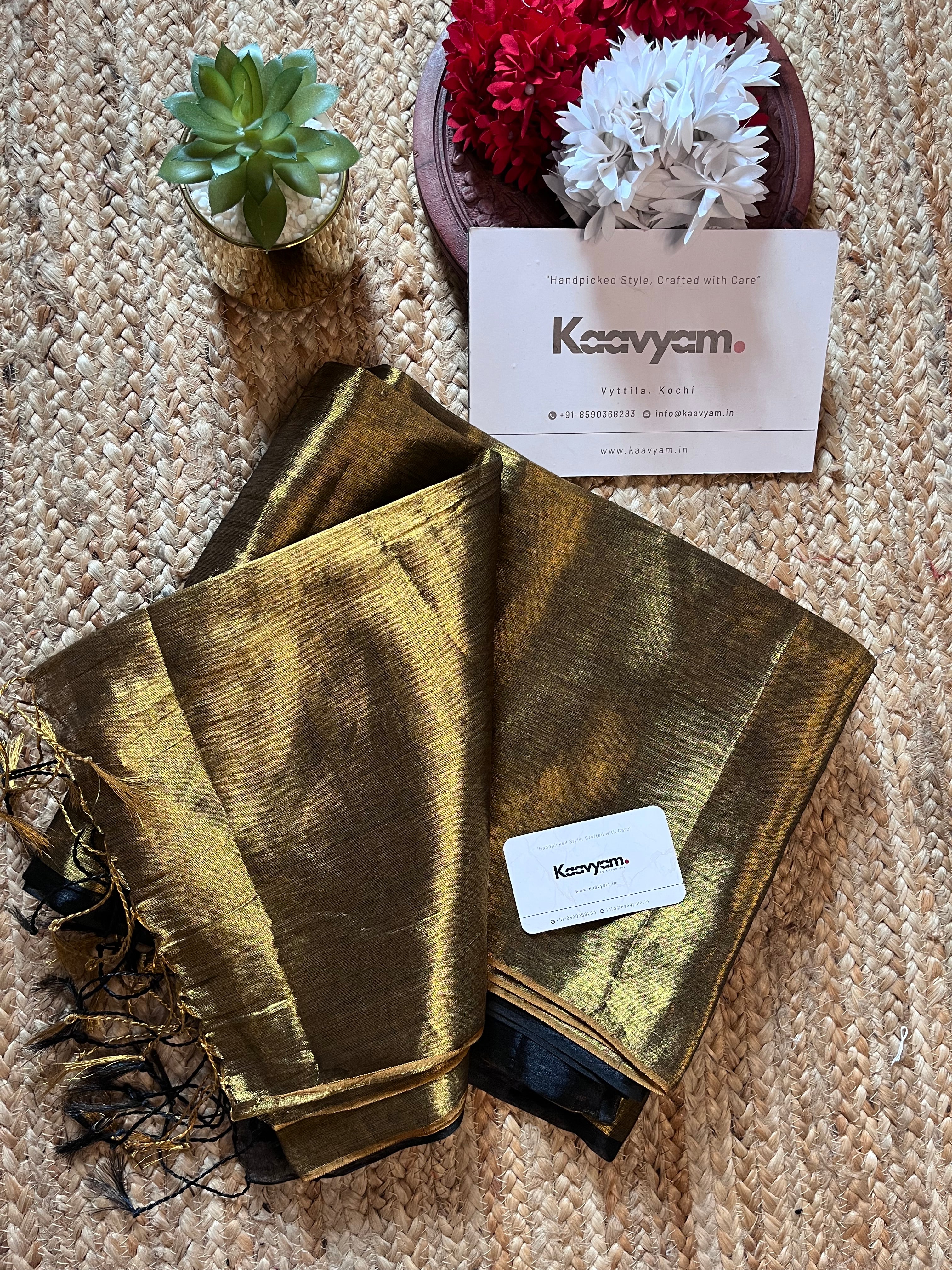 Half Half Raaga Tissue Saree