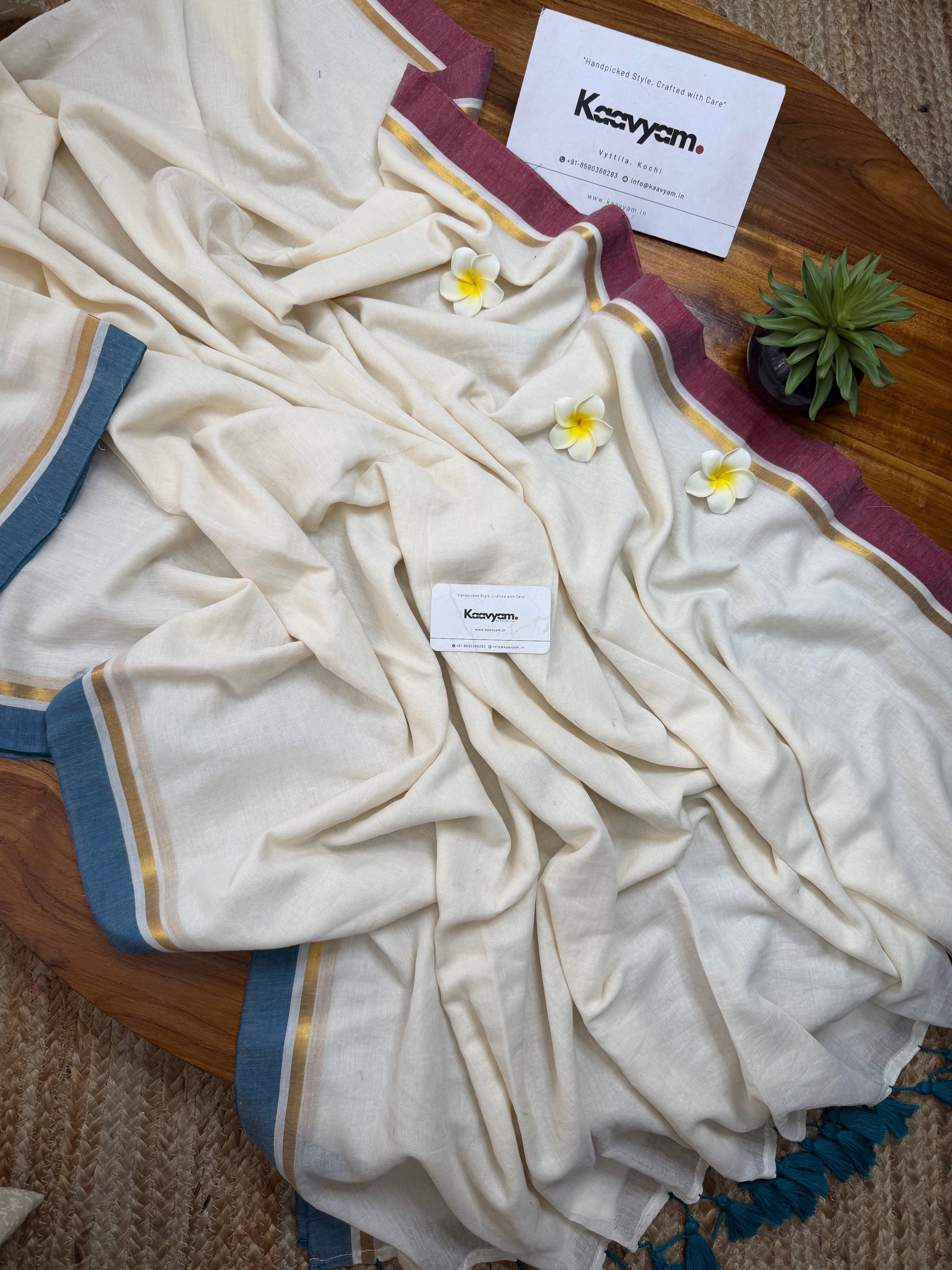 Ganga Jamuna Mul Cotton Saree