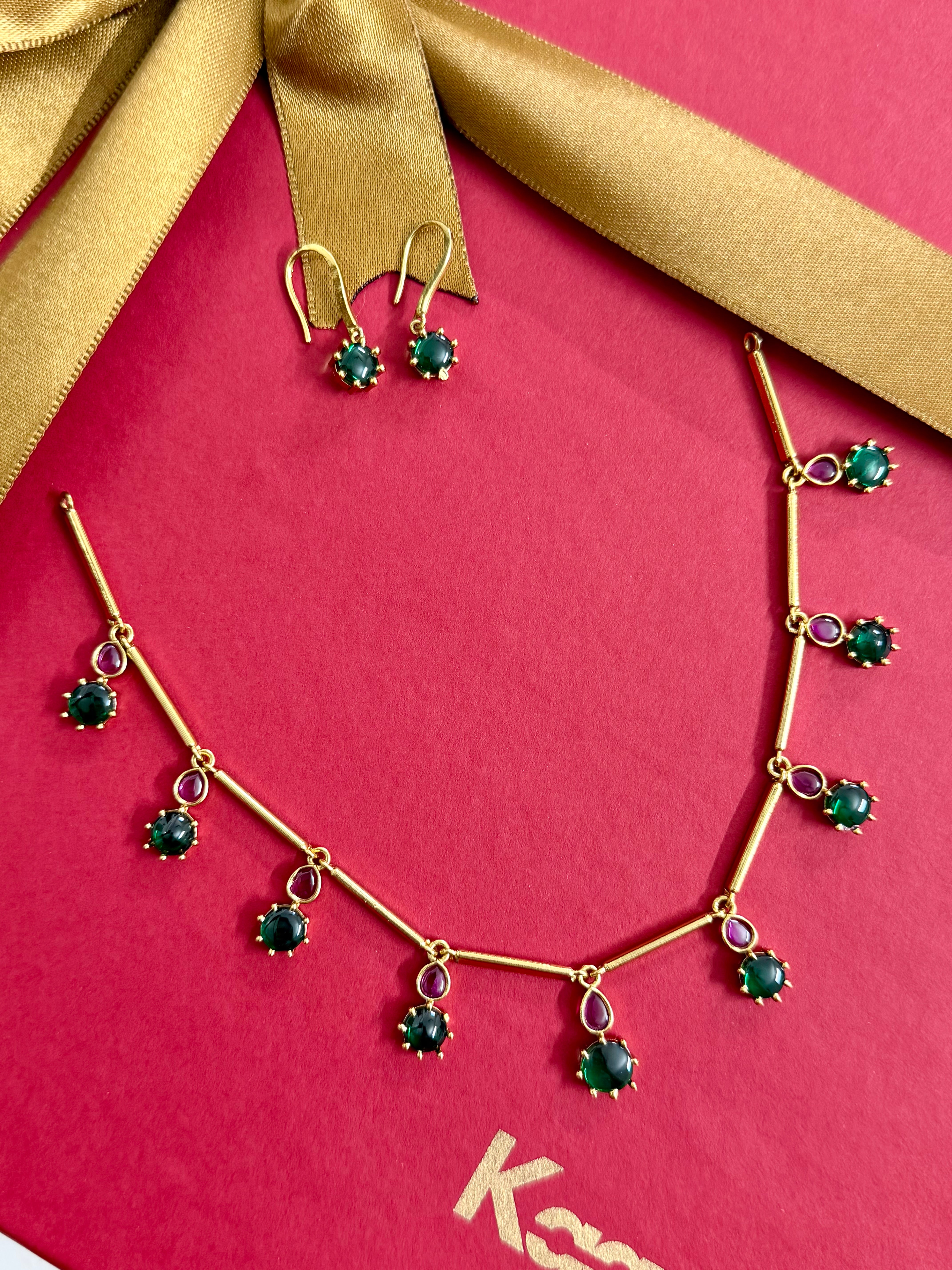Stone Drops Necklace