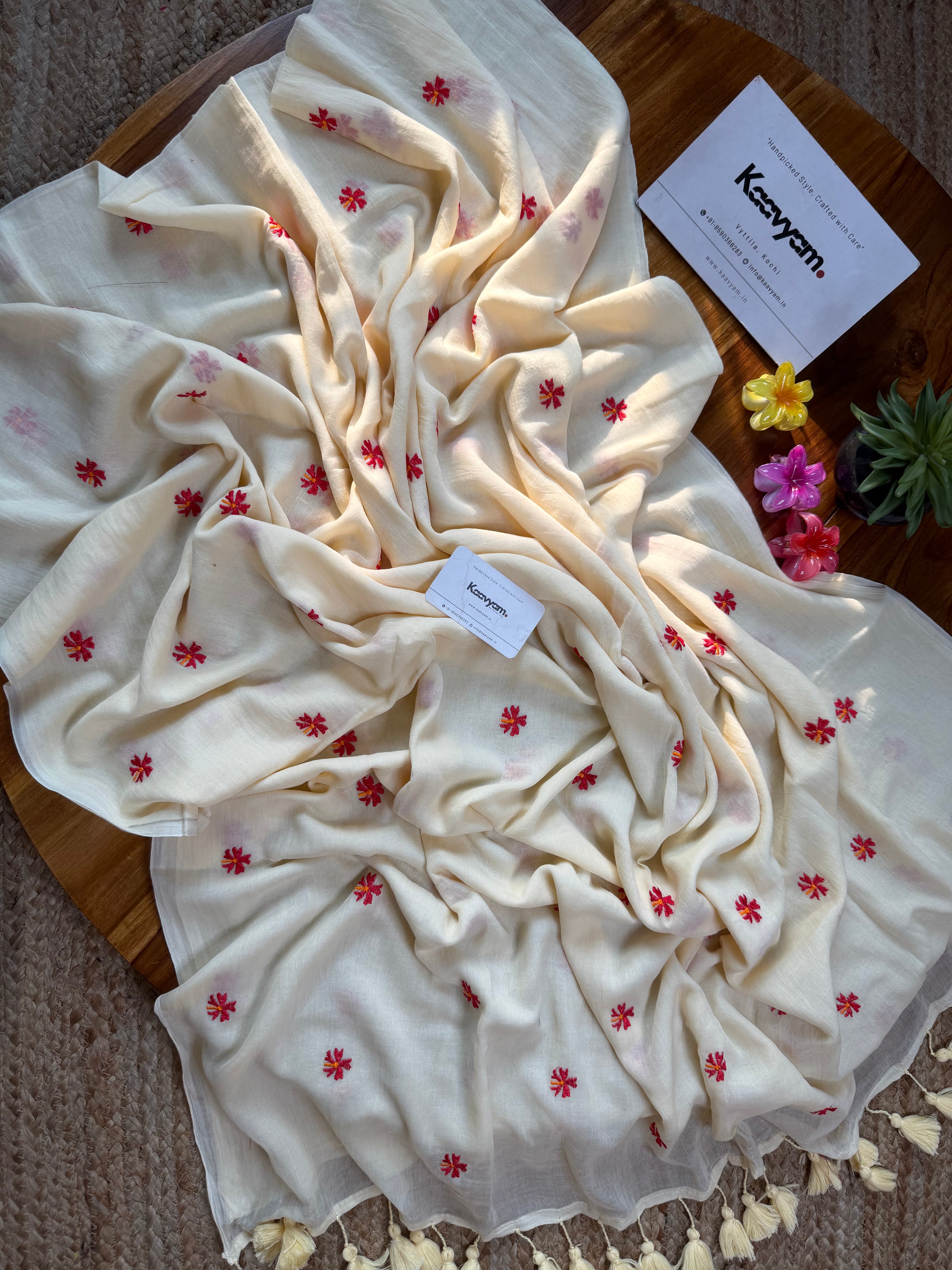 Colour Pop Mallippo Mul Cotton Saree
