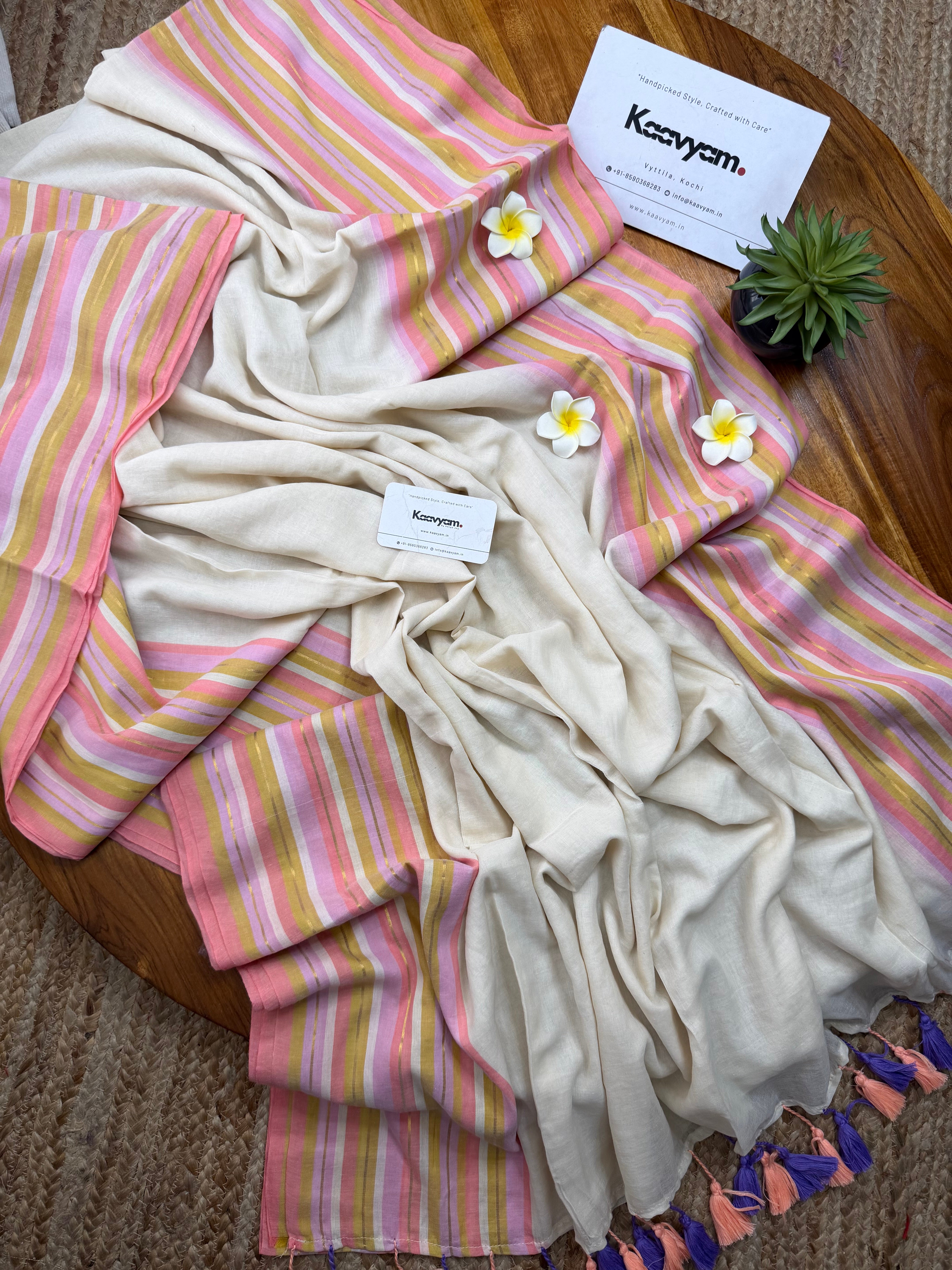 Pastel Mosaic Saree