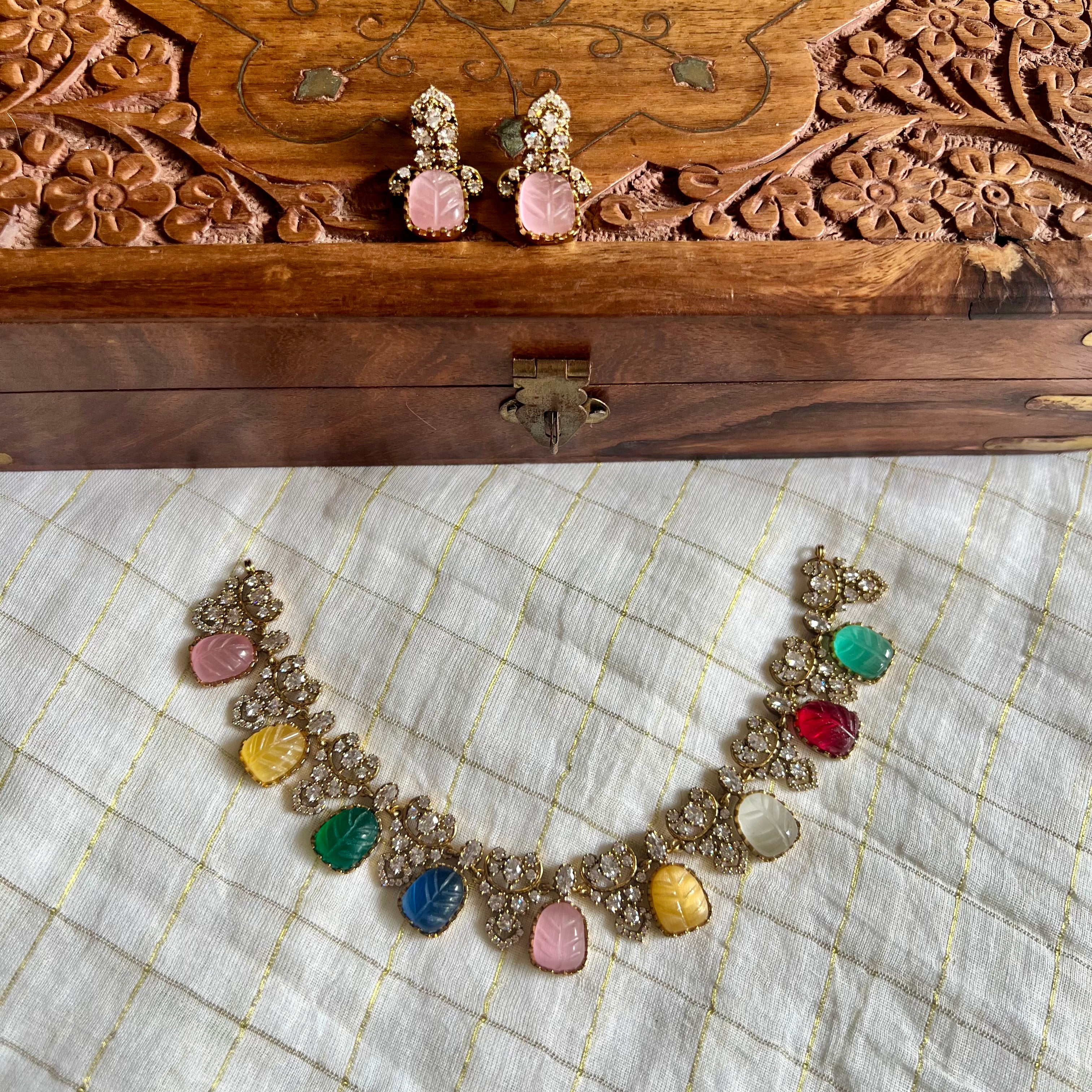 Rainbow Drop Necklace