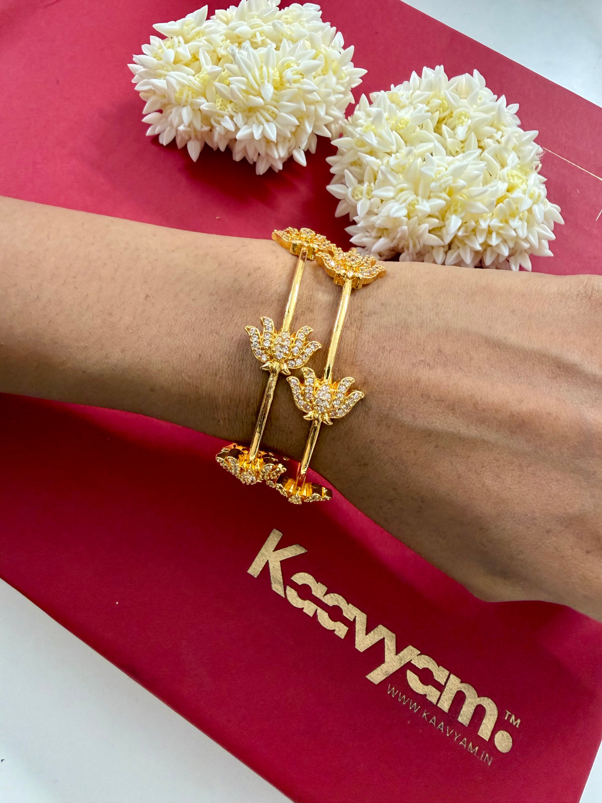 Lotus Stone Bangles