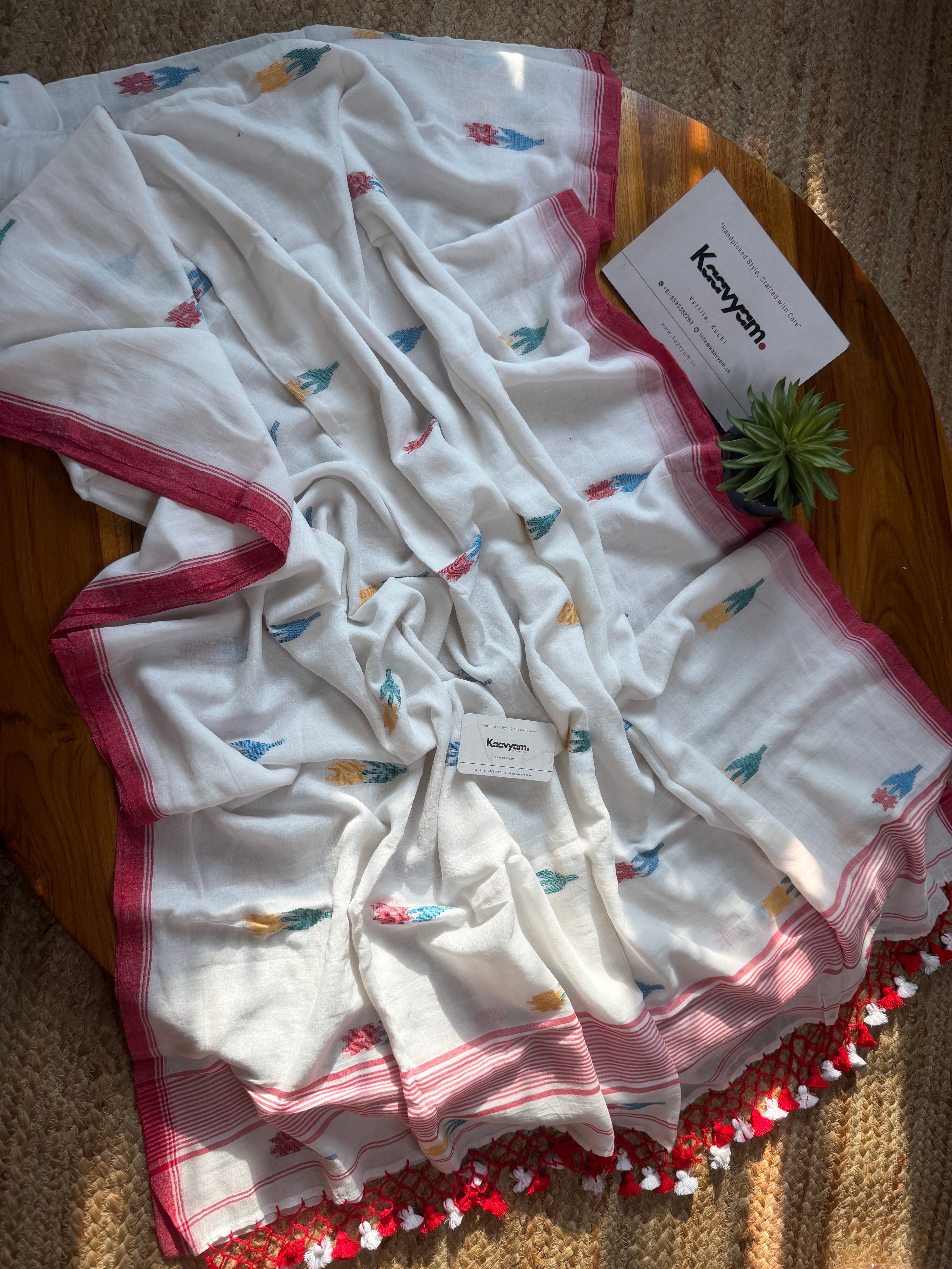 Phoolwari Jamdaani Saree