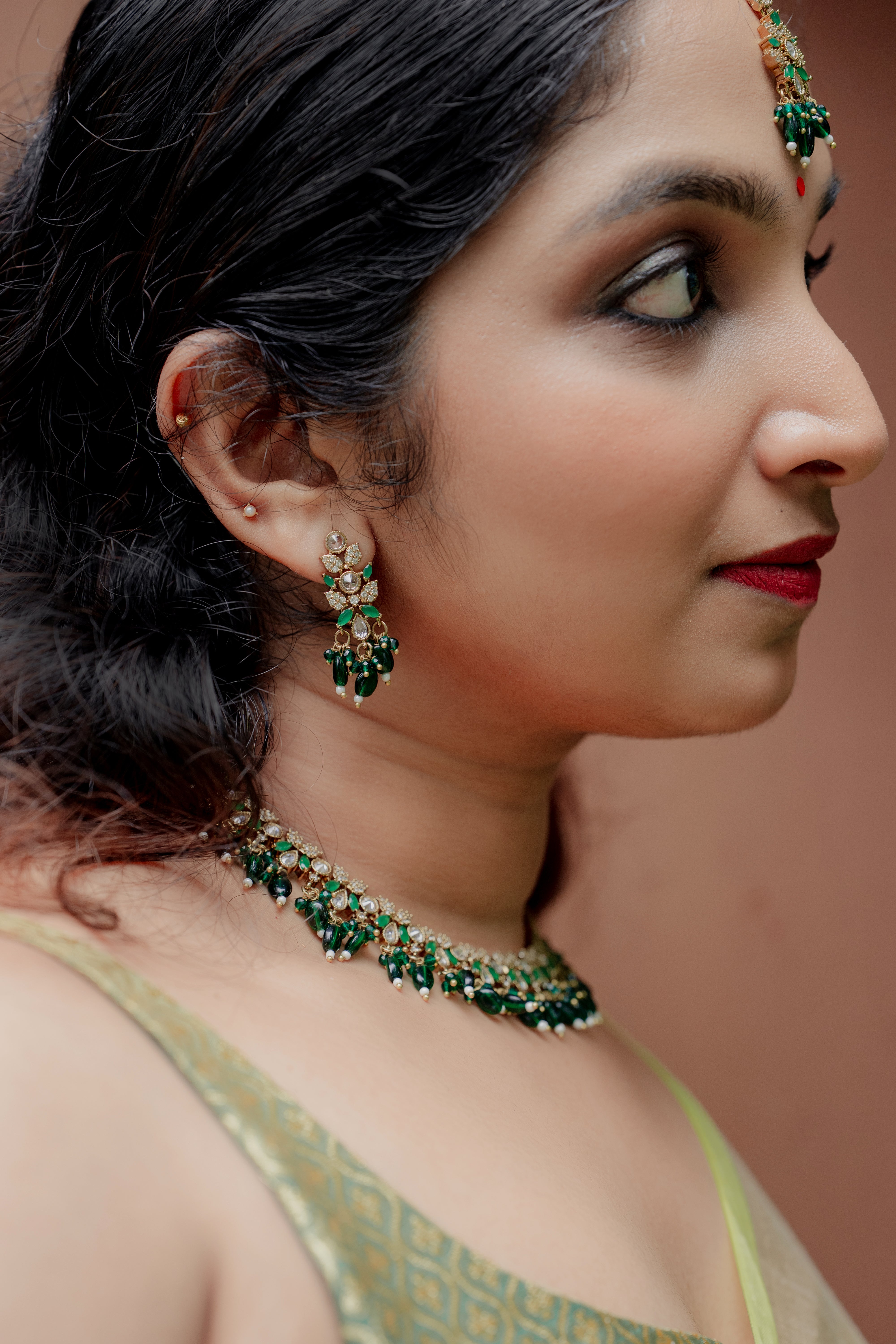 Emerald Blossom Set