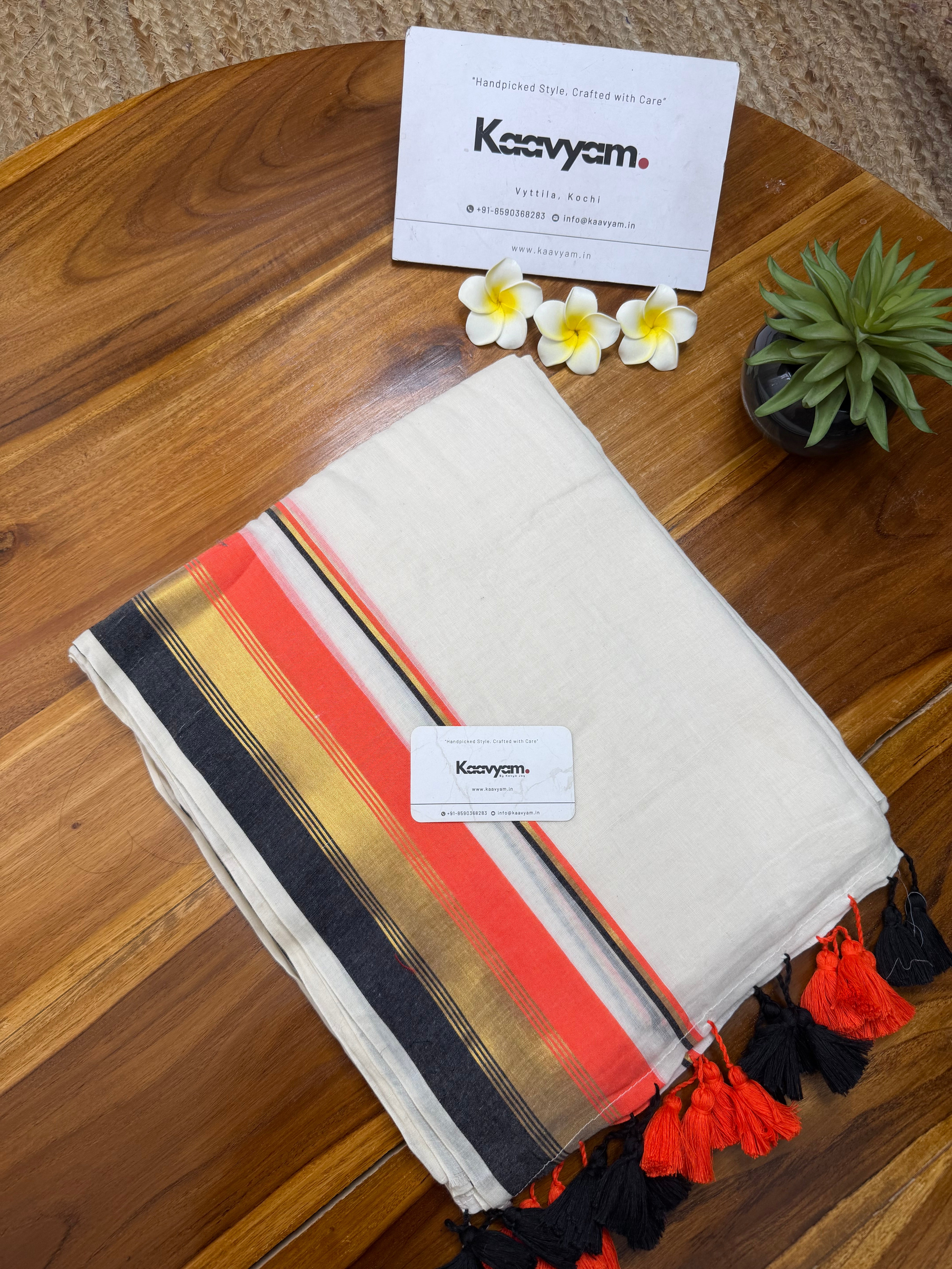 Karna Kasav Mul Cotton Saree