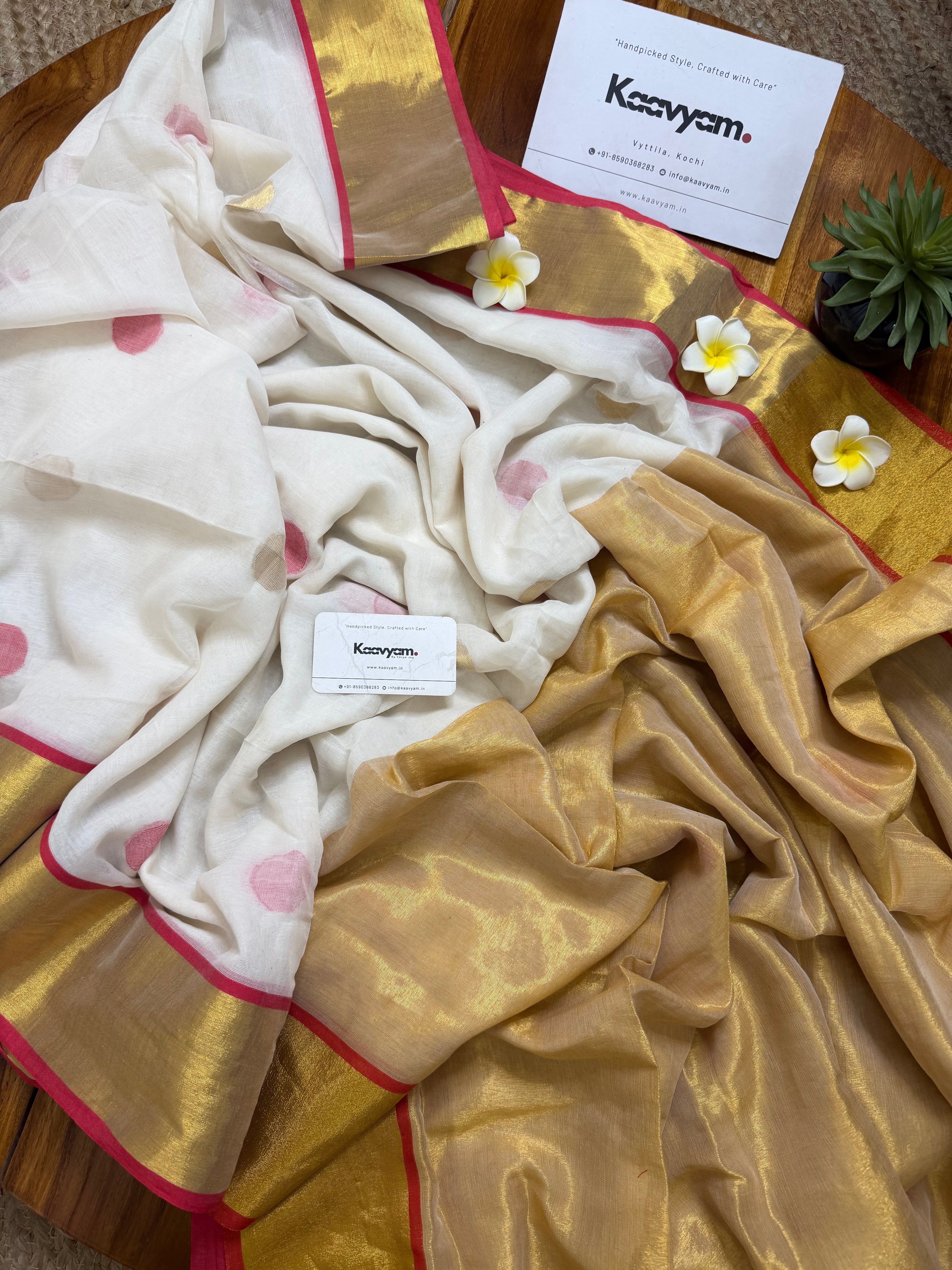 Pon Polka Kasav Saree