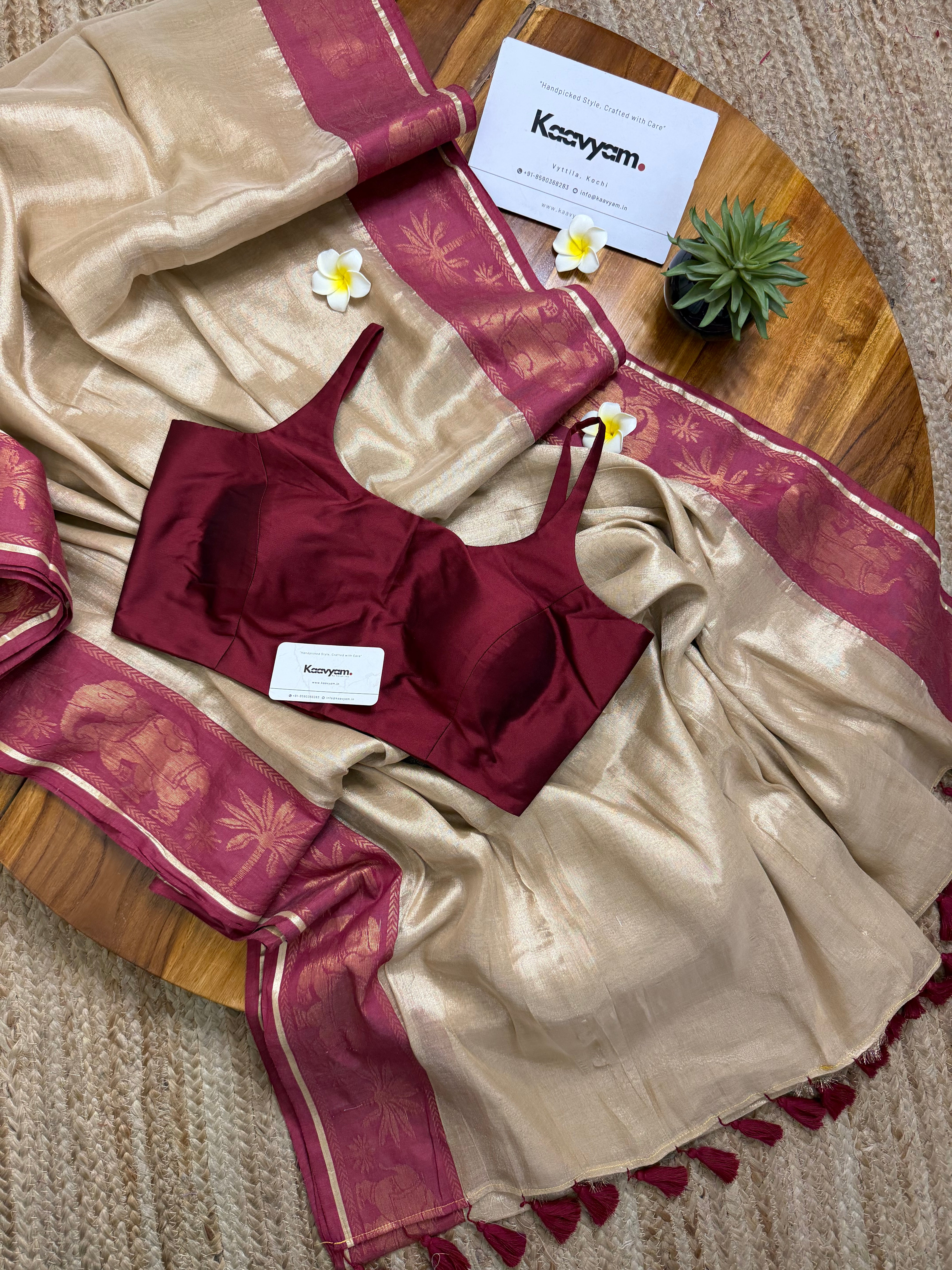 Malabar Majesty Tissue Saree