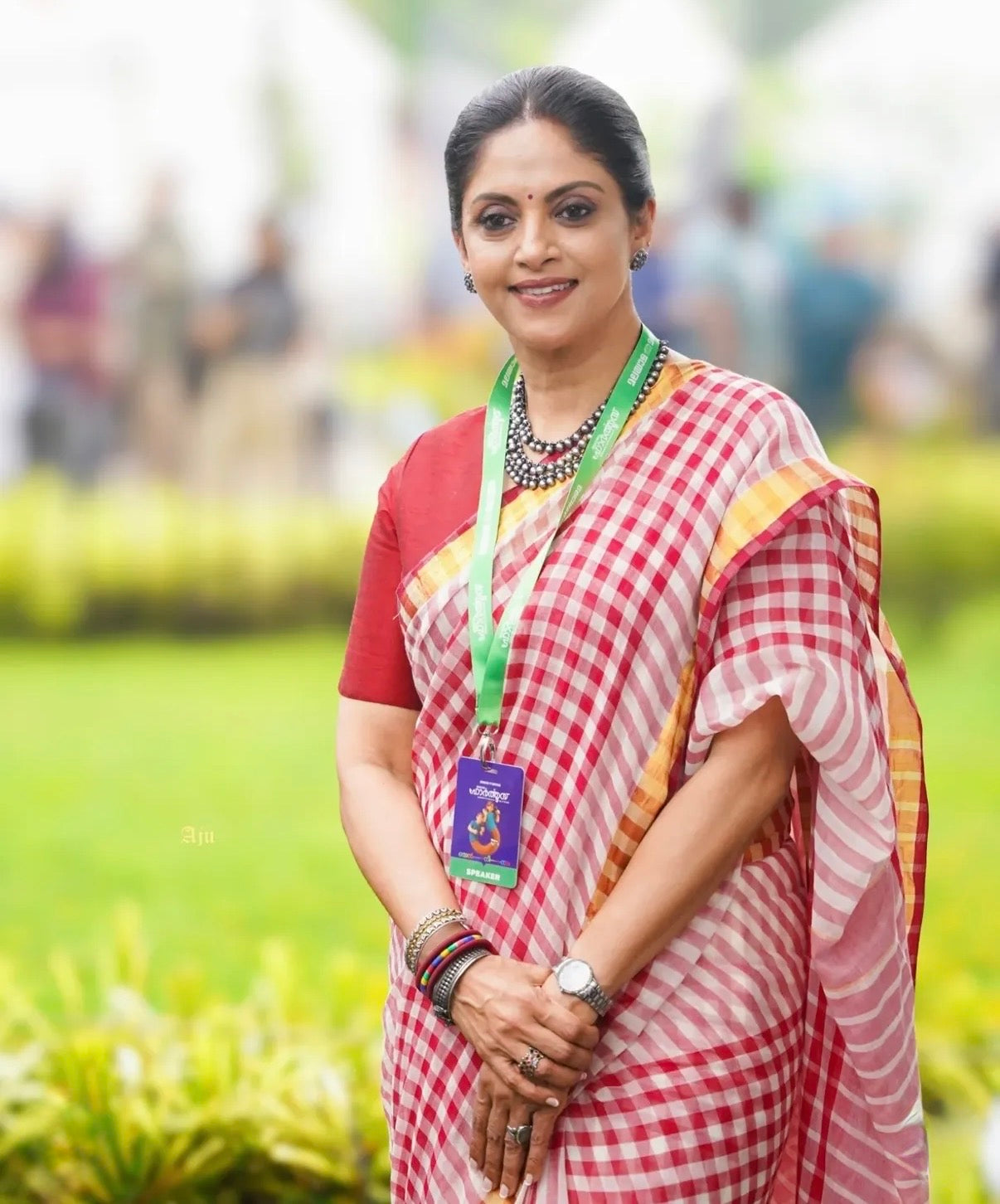 Festive Checks Mul Cotton Saree