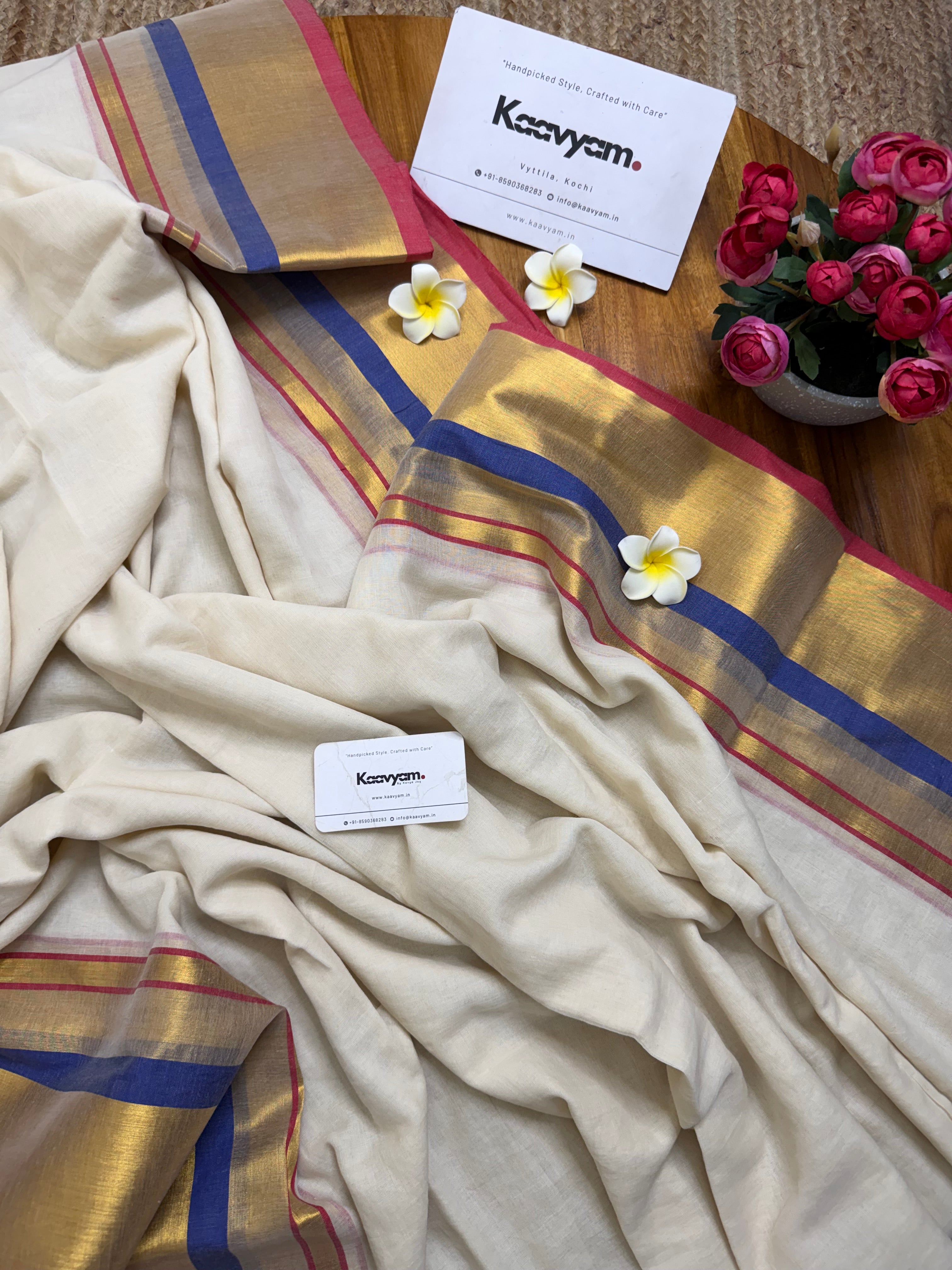 Golden Grace Saree