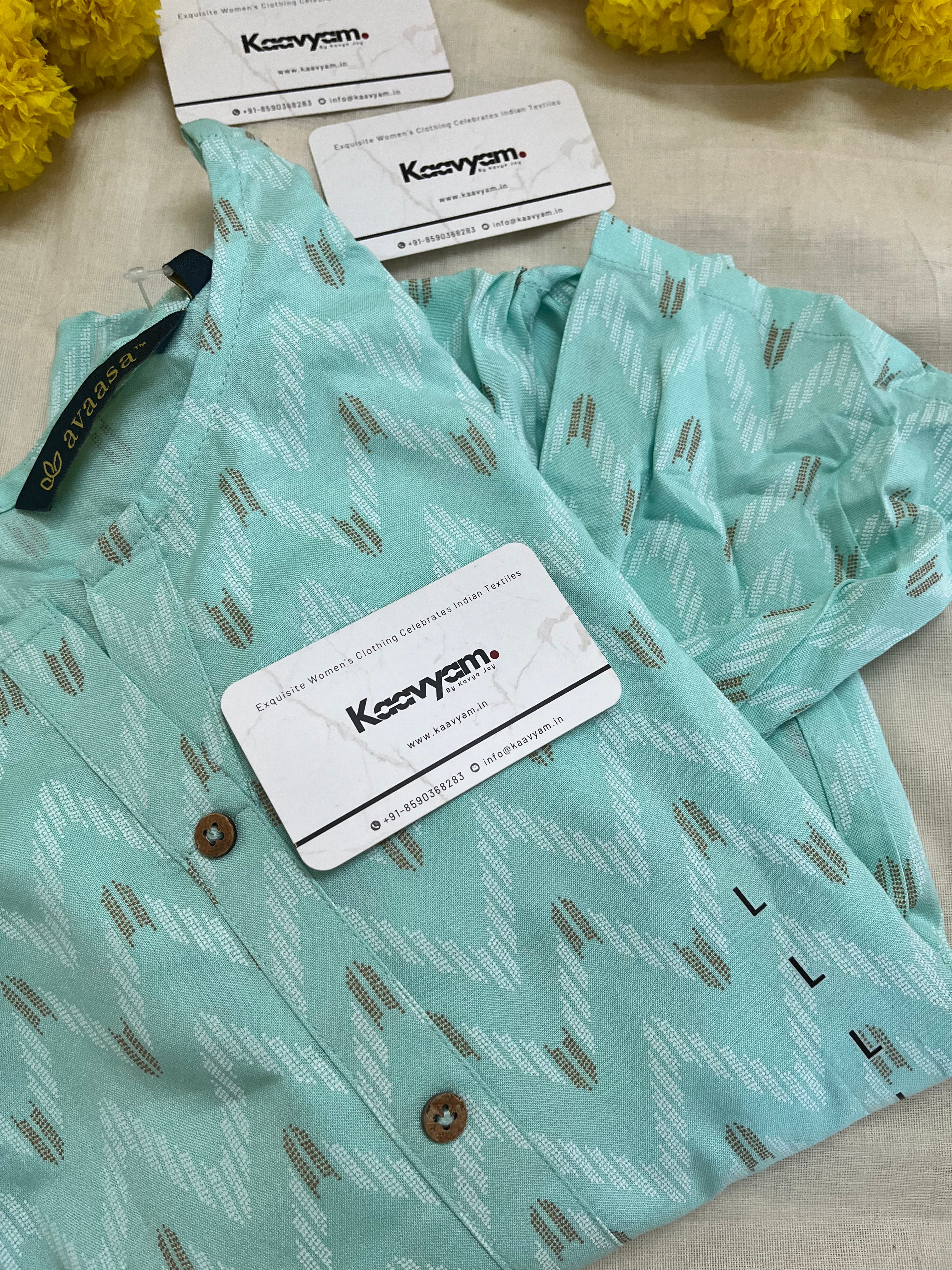 Aqua Printed Kurti