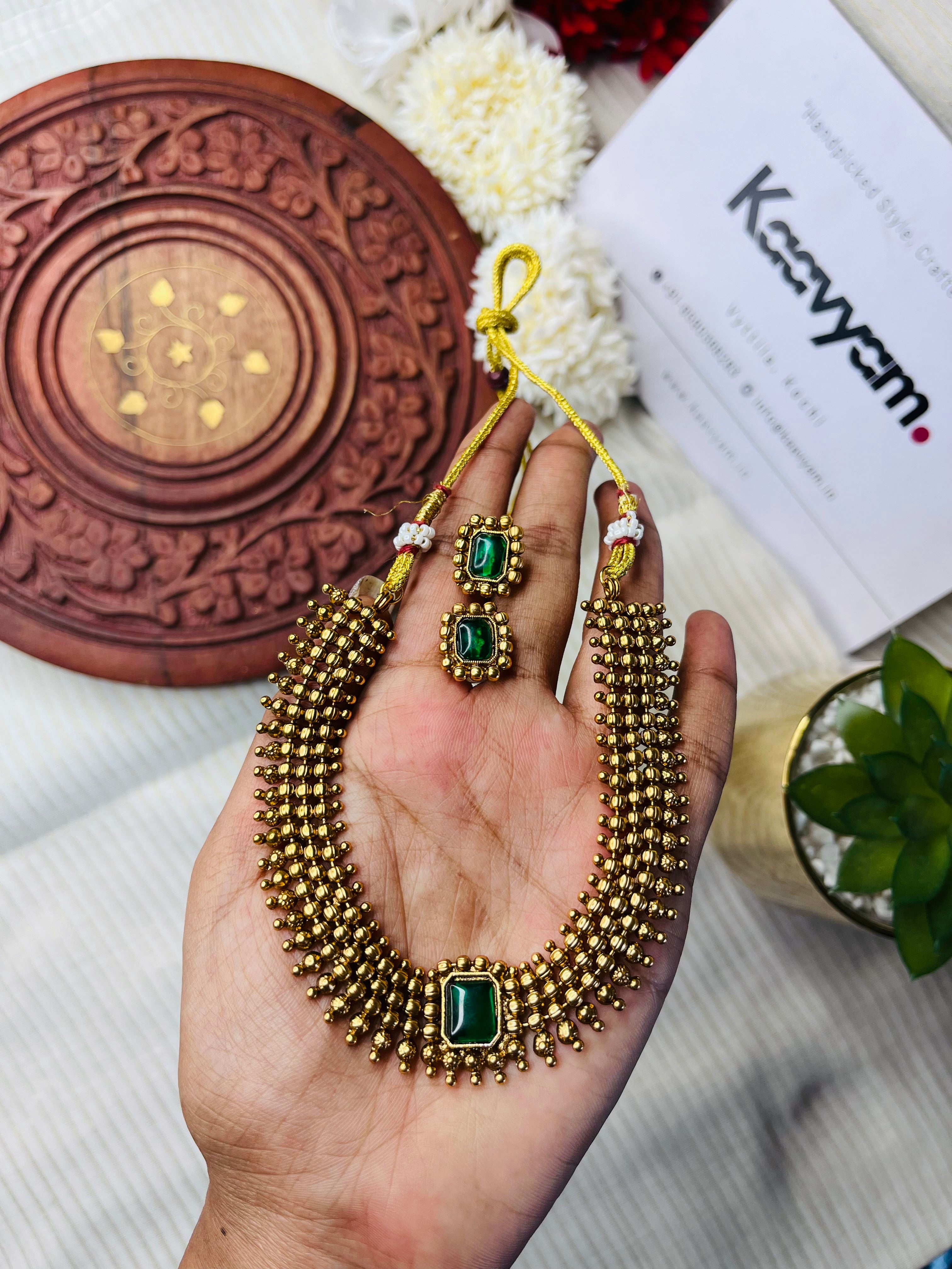 Antique Necklace & Earrings
