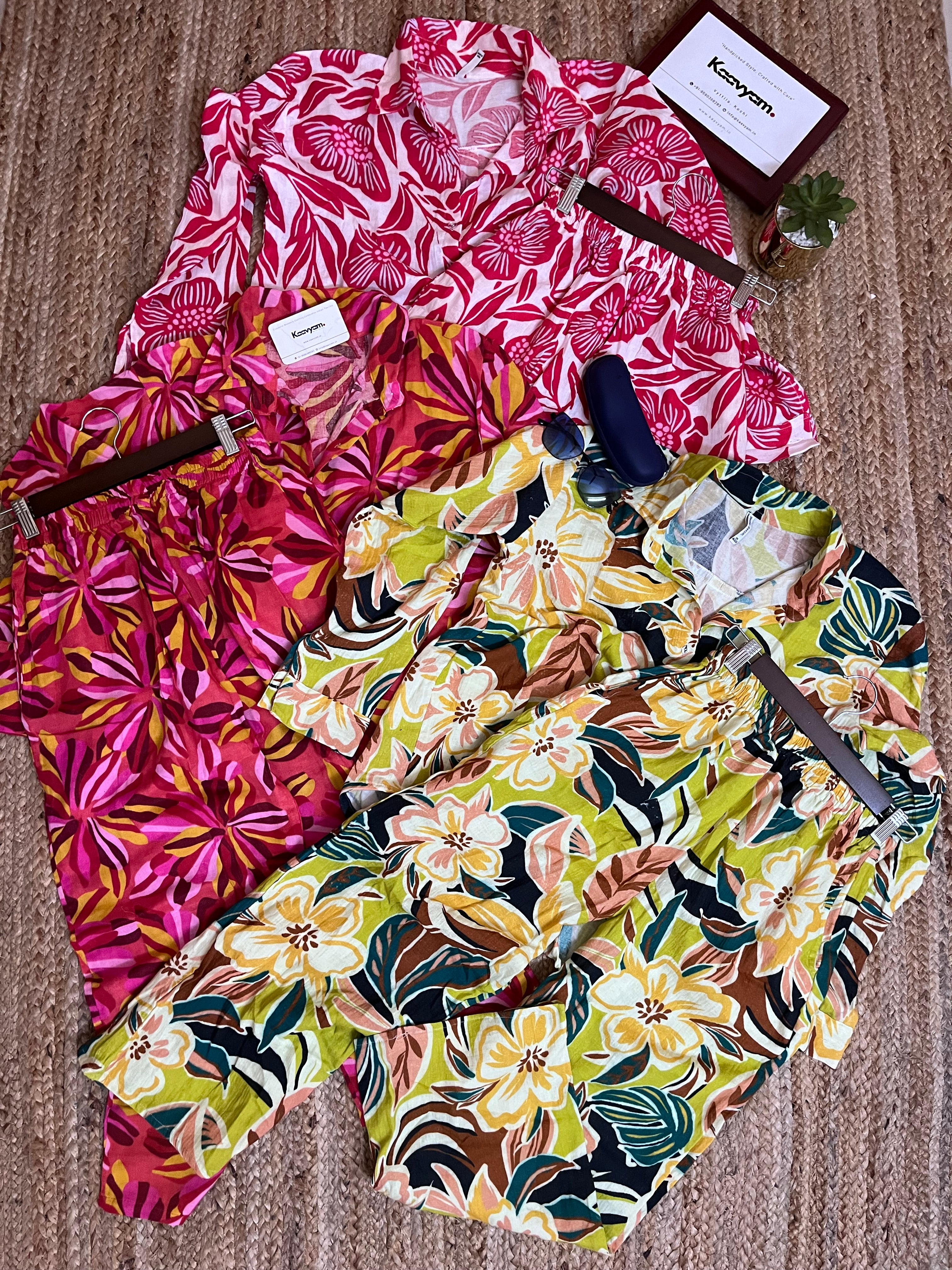 Floral Printed Coord Set