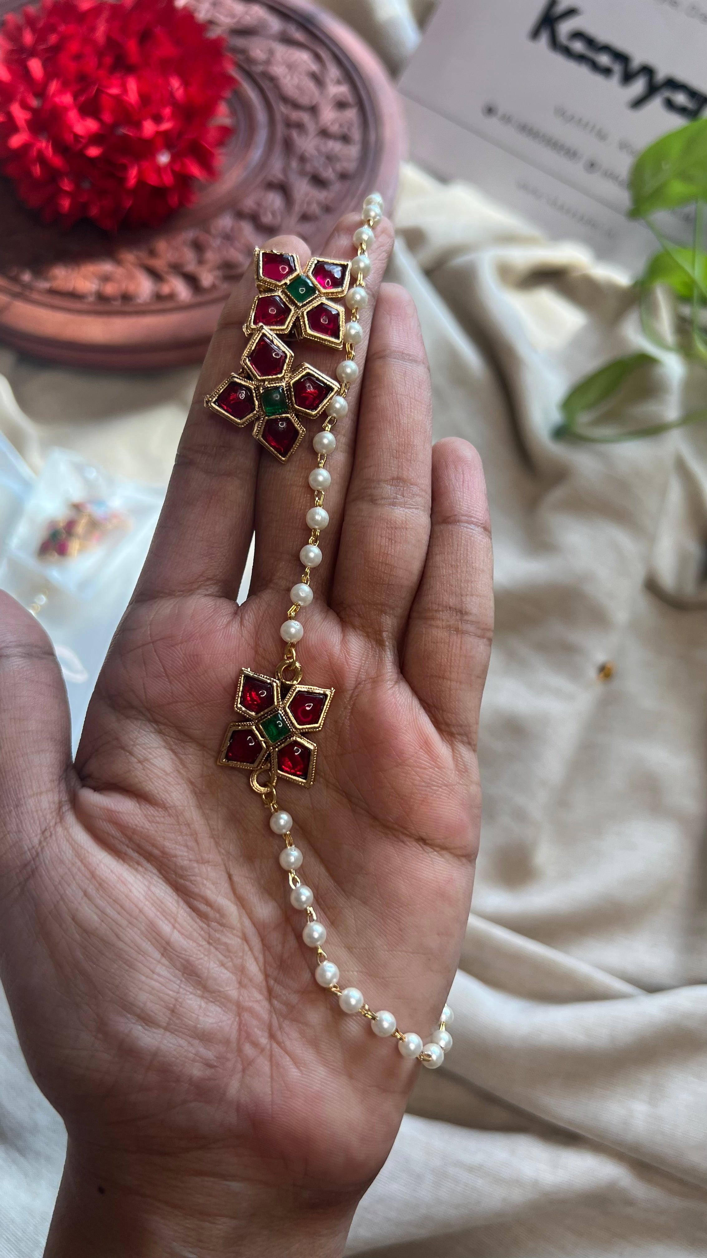 Flower Stone Choker