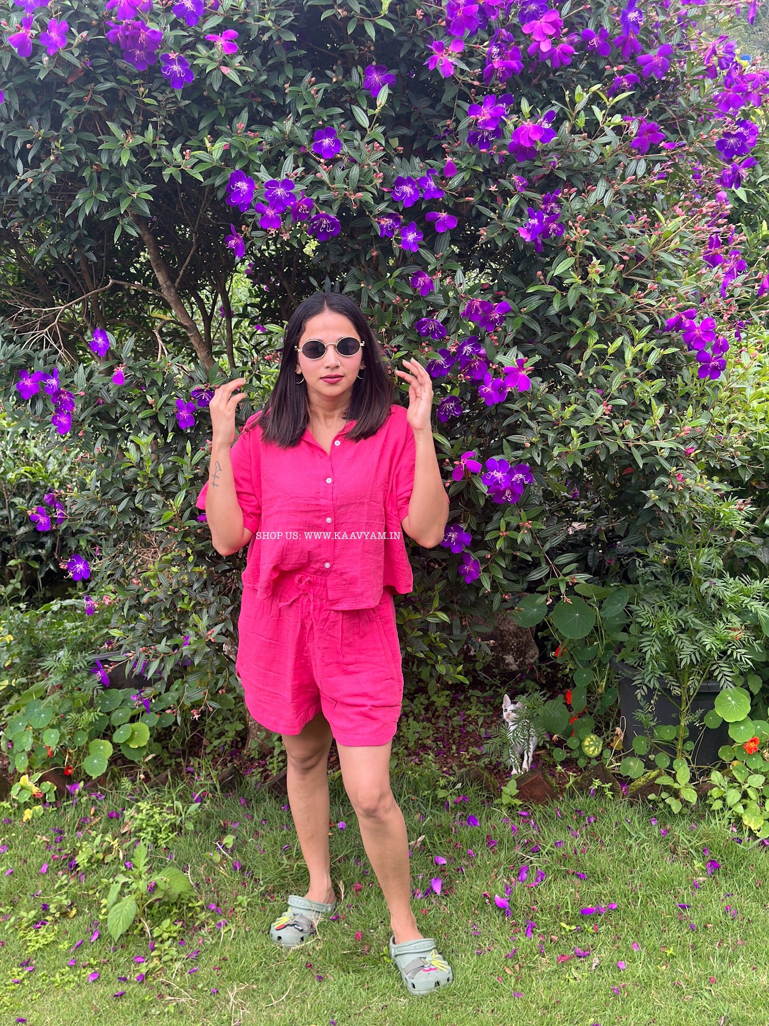 Celebrity Shorts Co-ord Set