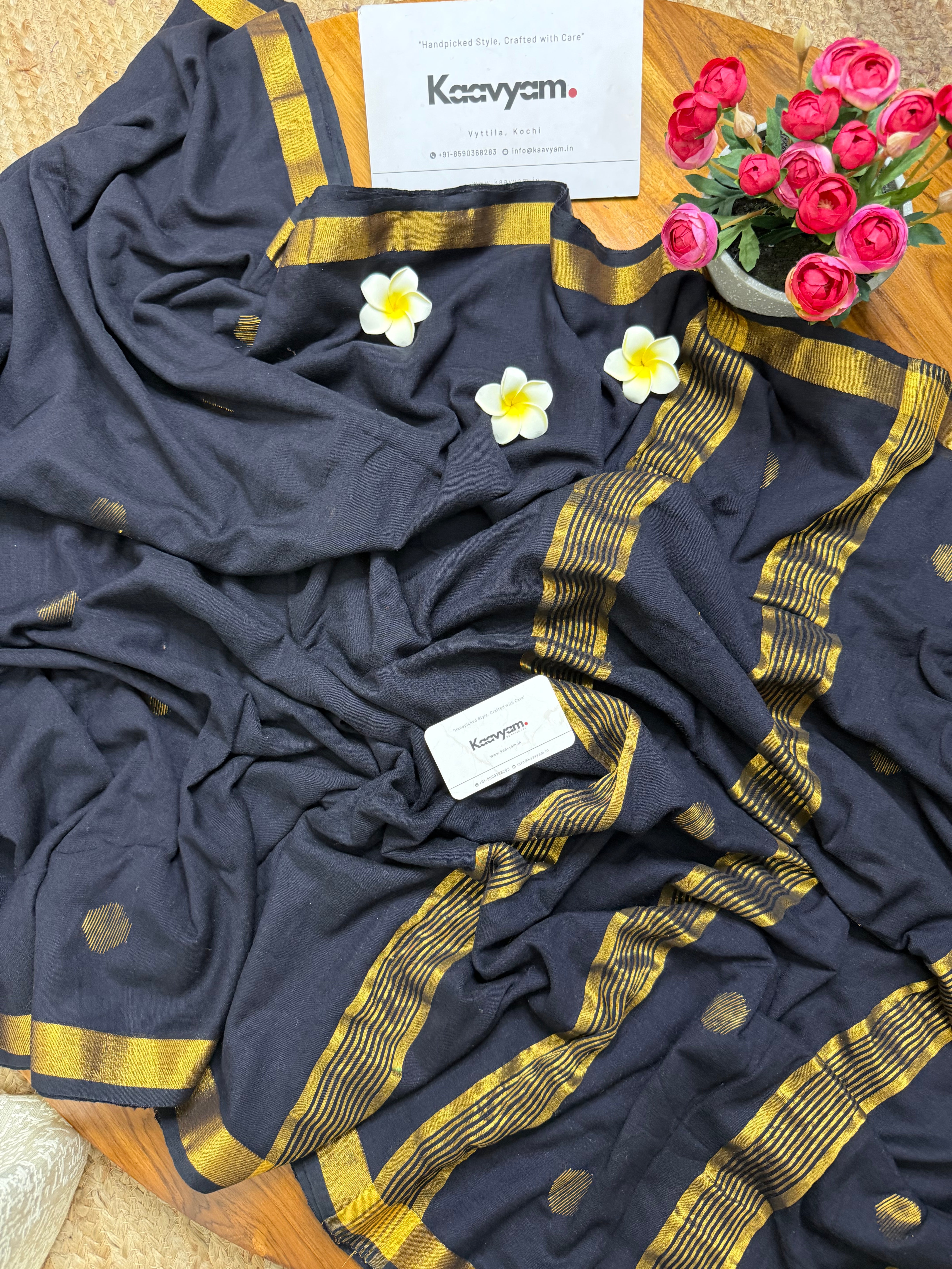 Black Moon Kasav Saree