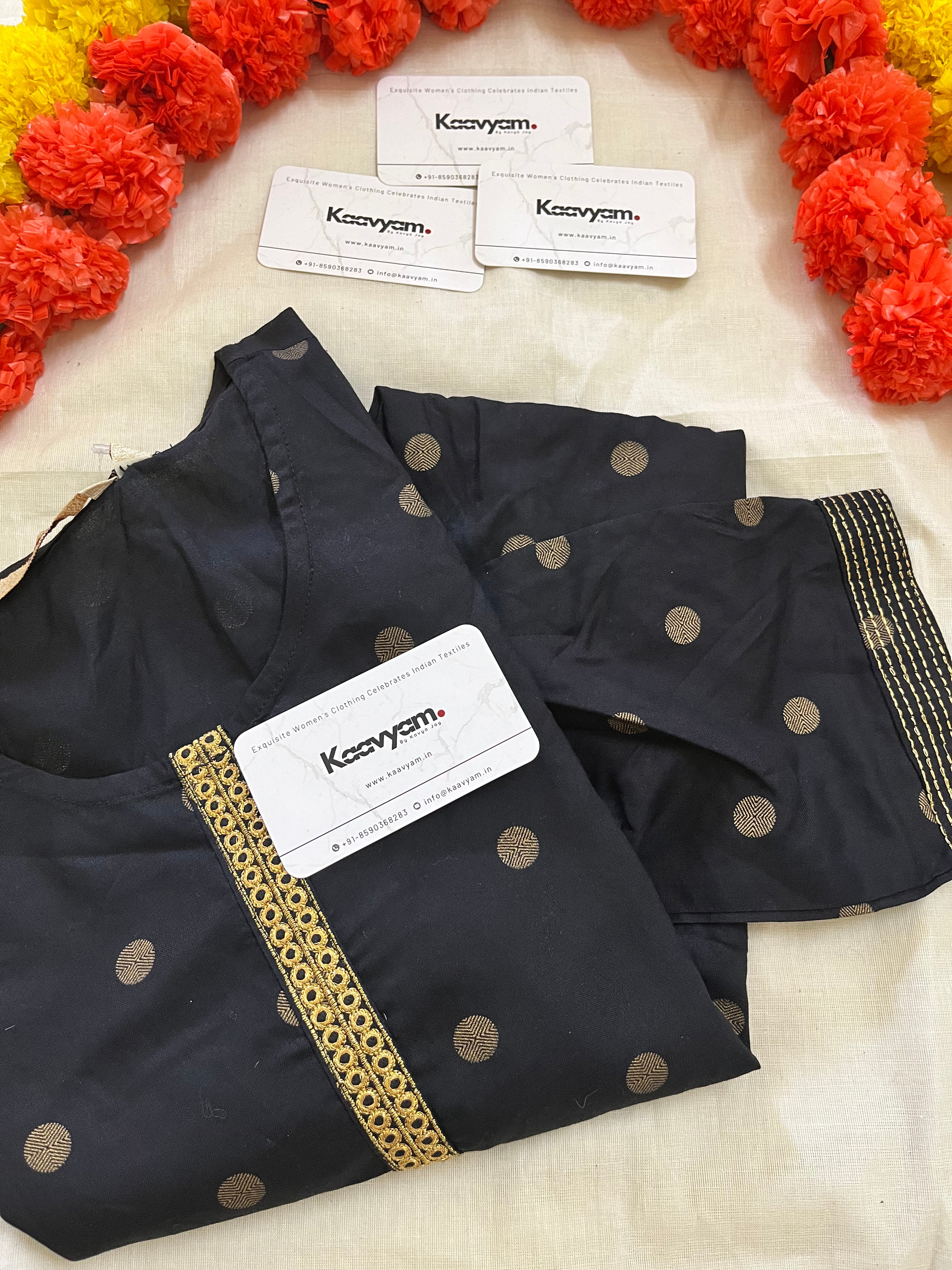 Black Printed Kurti