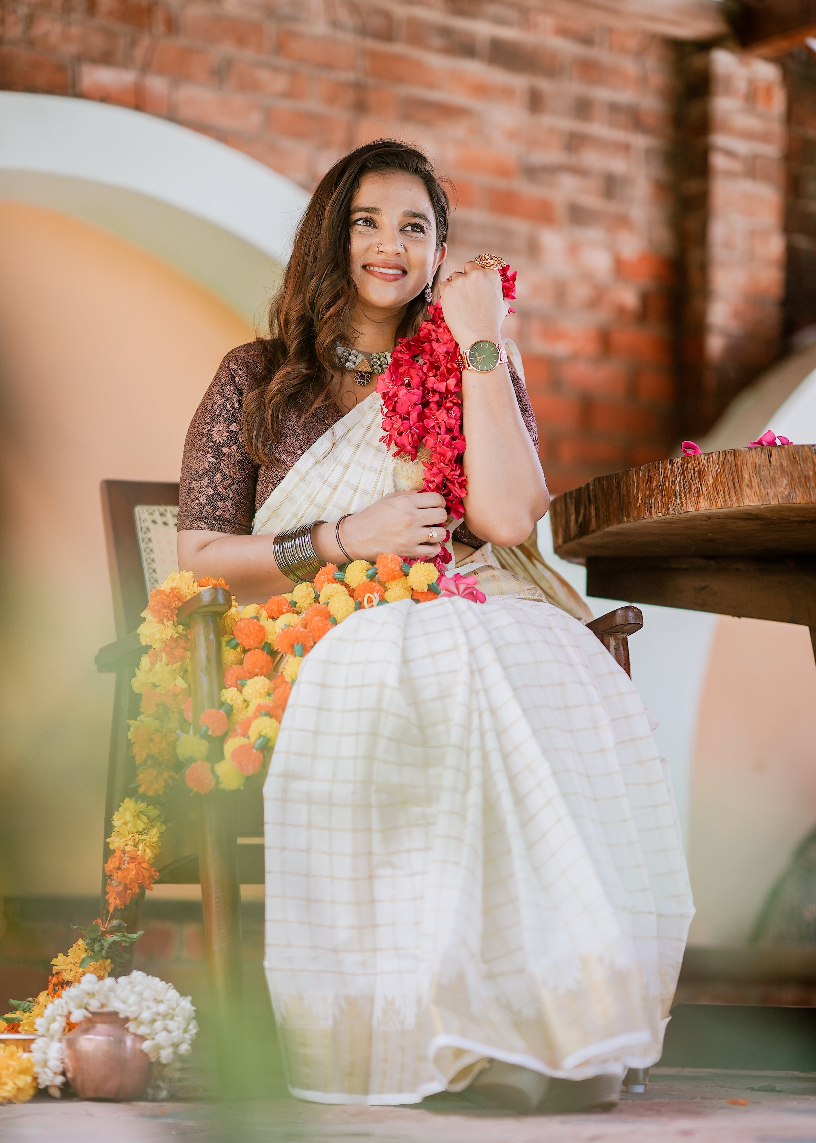 ONAM EDIT - KERALA CHECK SAREE