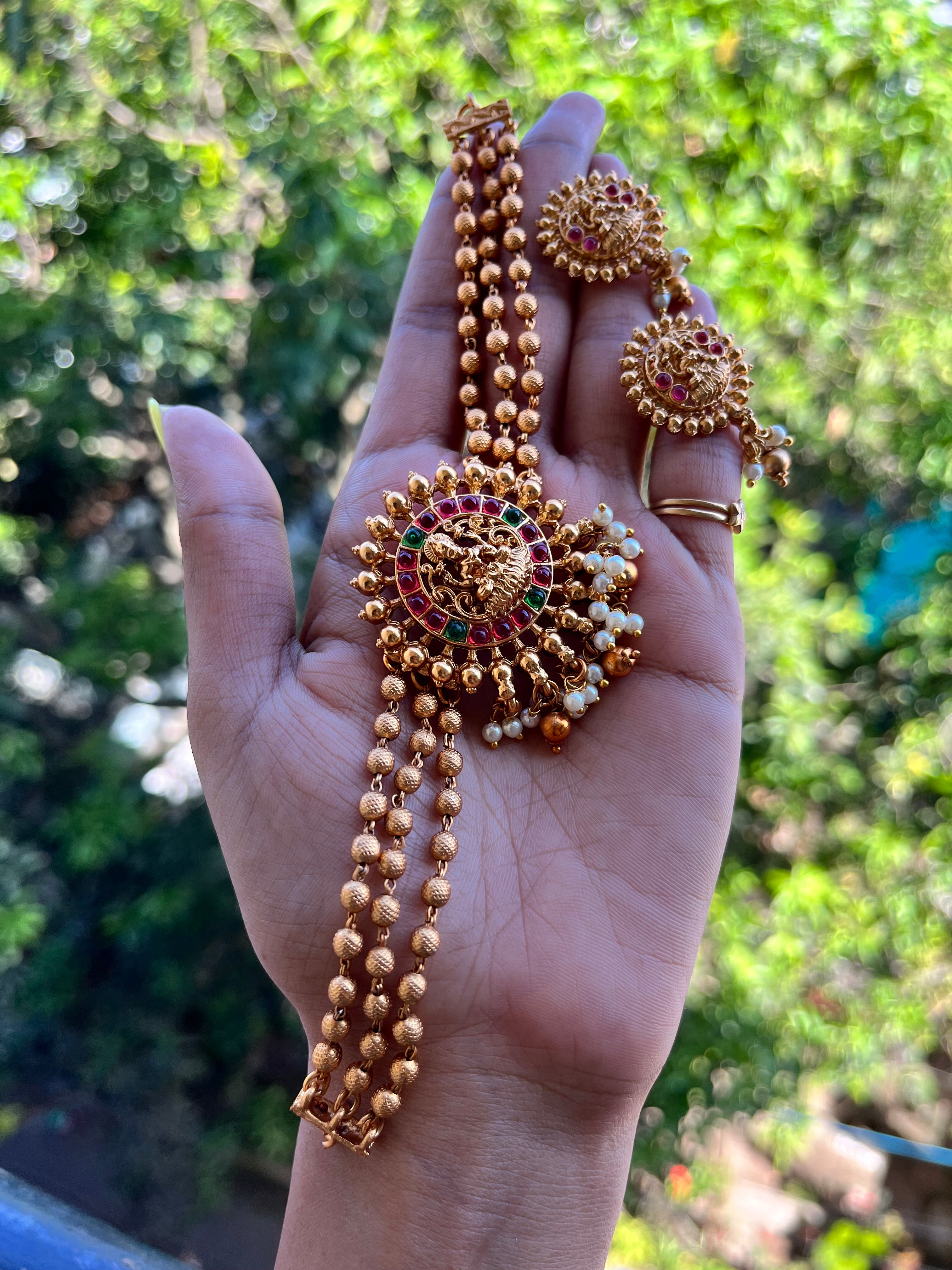 LEKSHMI CHOKER & EARRINGS