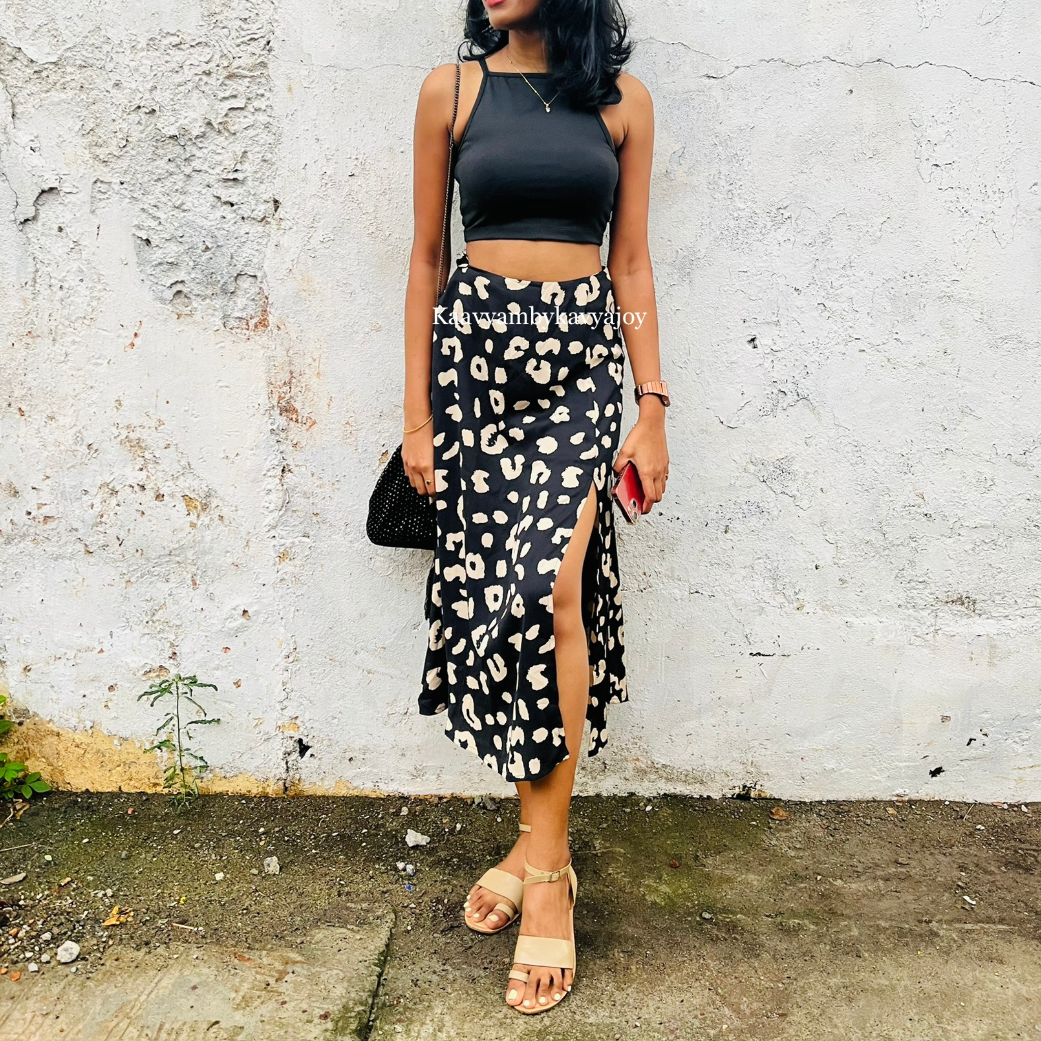 BLACK CROP TOP