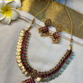 Fusion Lekshmi Coin Necklace