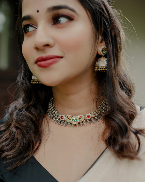 Kundhan Fusion Necklace