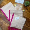 Pink Line Tissue Silk Saree