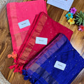 Designer Sequins Acrylic Mul Modal Saree
