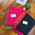 Minimal Border Mul Cotton Saree