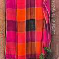 Linen Check Sarees