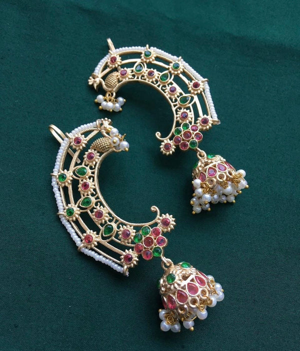 Antique Gold Polish Ear-cuff