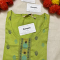 Green round neck Kurti