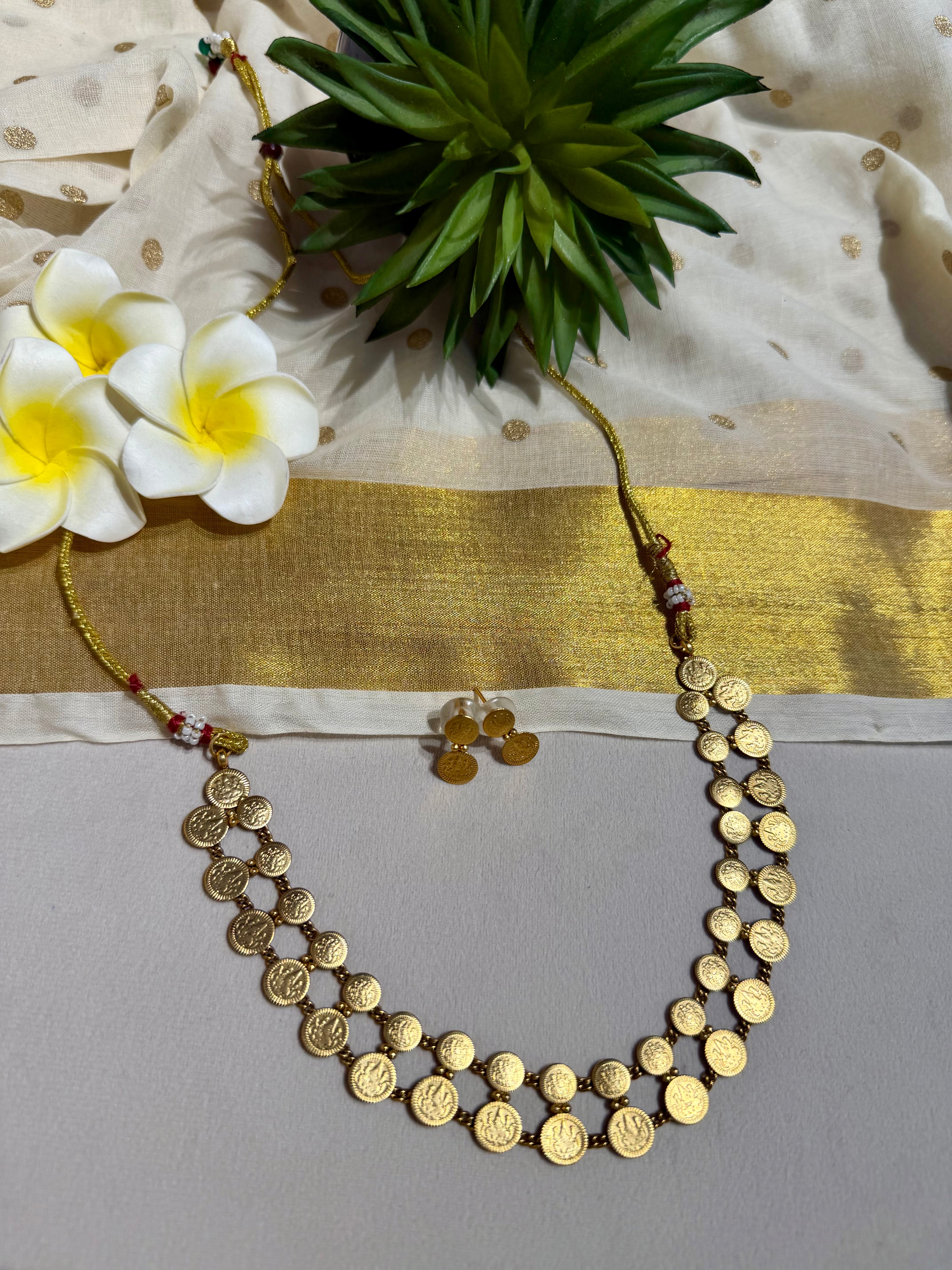 Double Coin Necklace