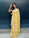 Mango Mosaic Mul Cotton Saree