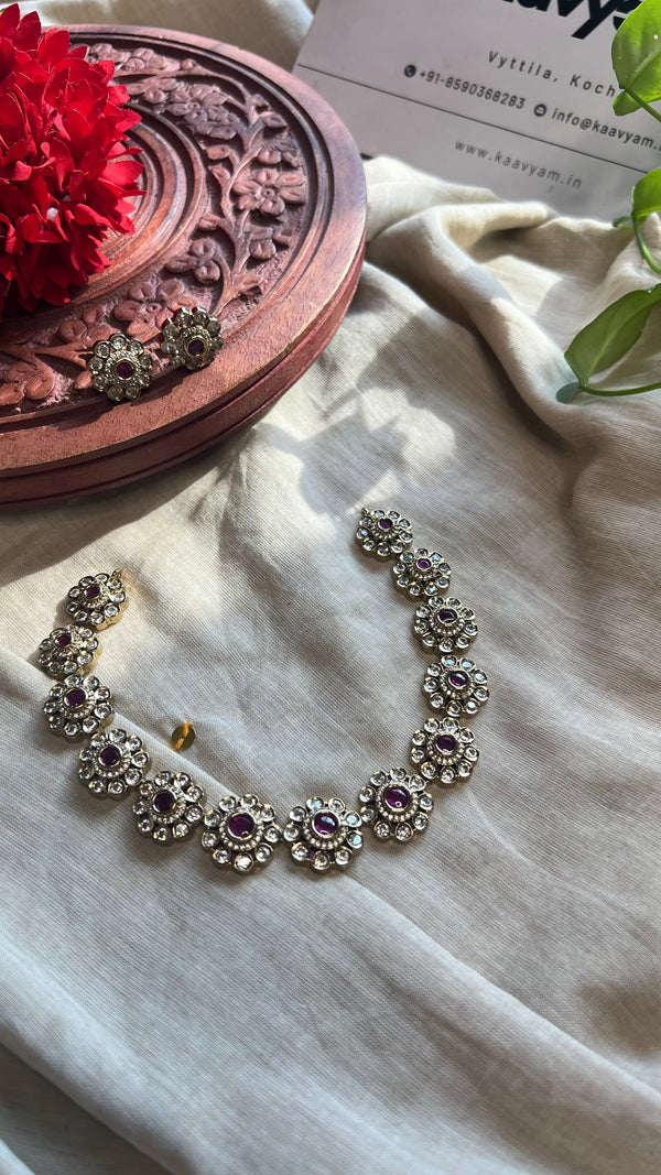 Antique Flower Necklace