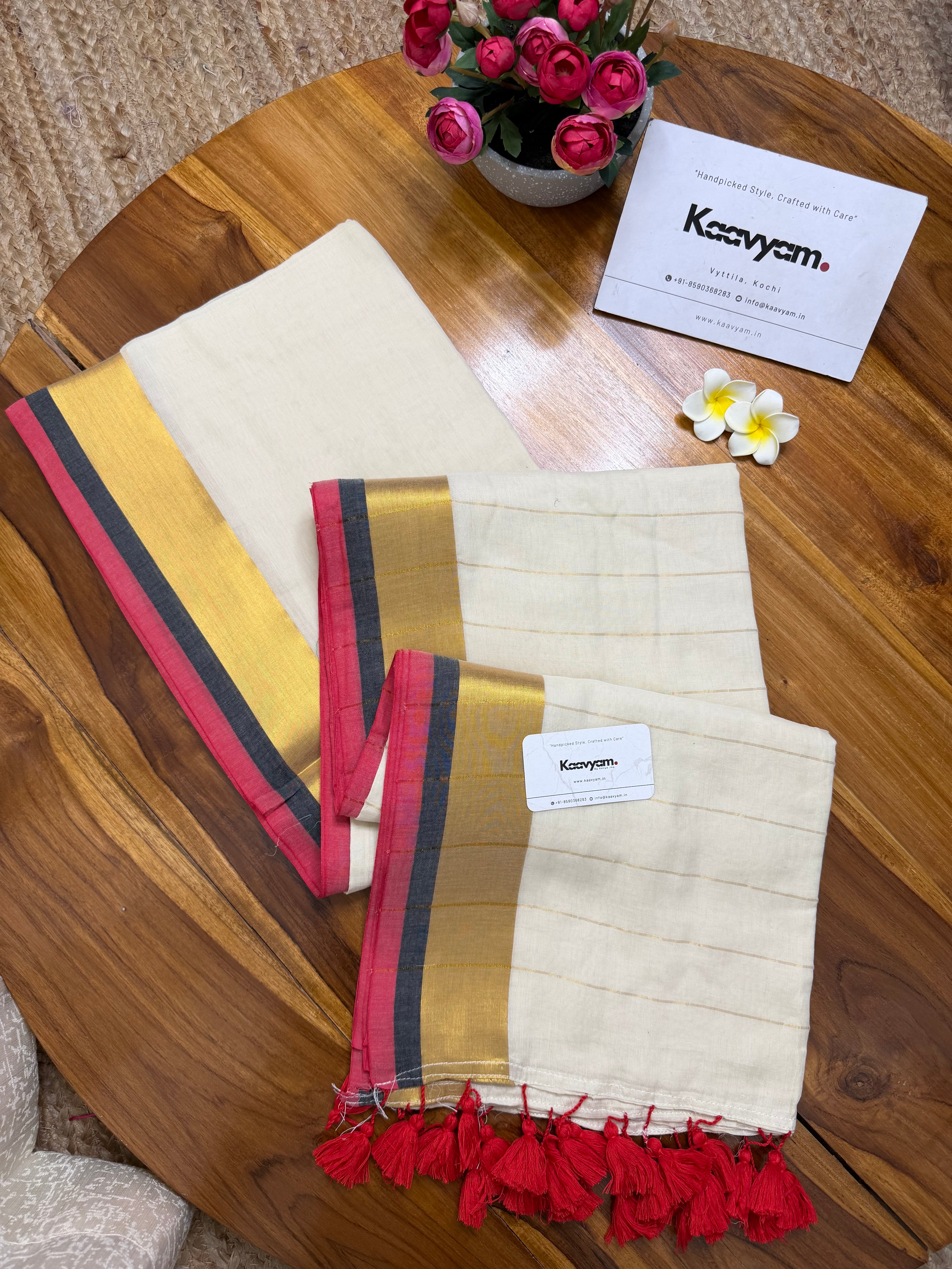 Glory Kasav Stripe Saree