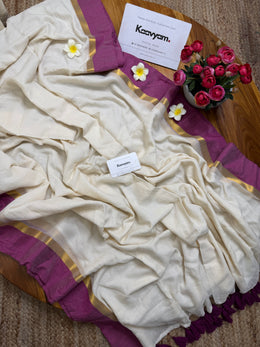 Wine Kasav Bloom Saree