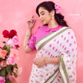 Pink Petal Saree