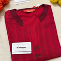 RED COLLAR KURTI