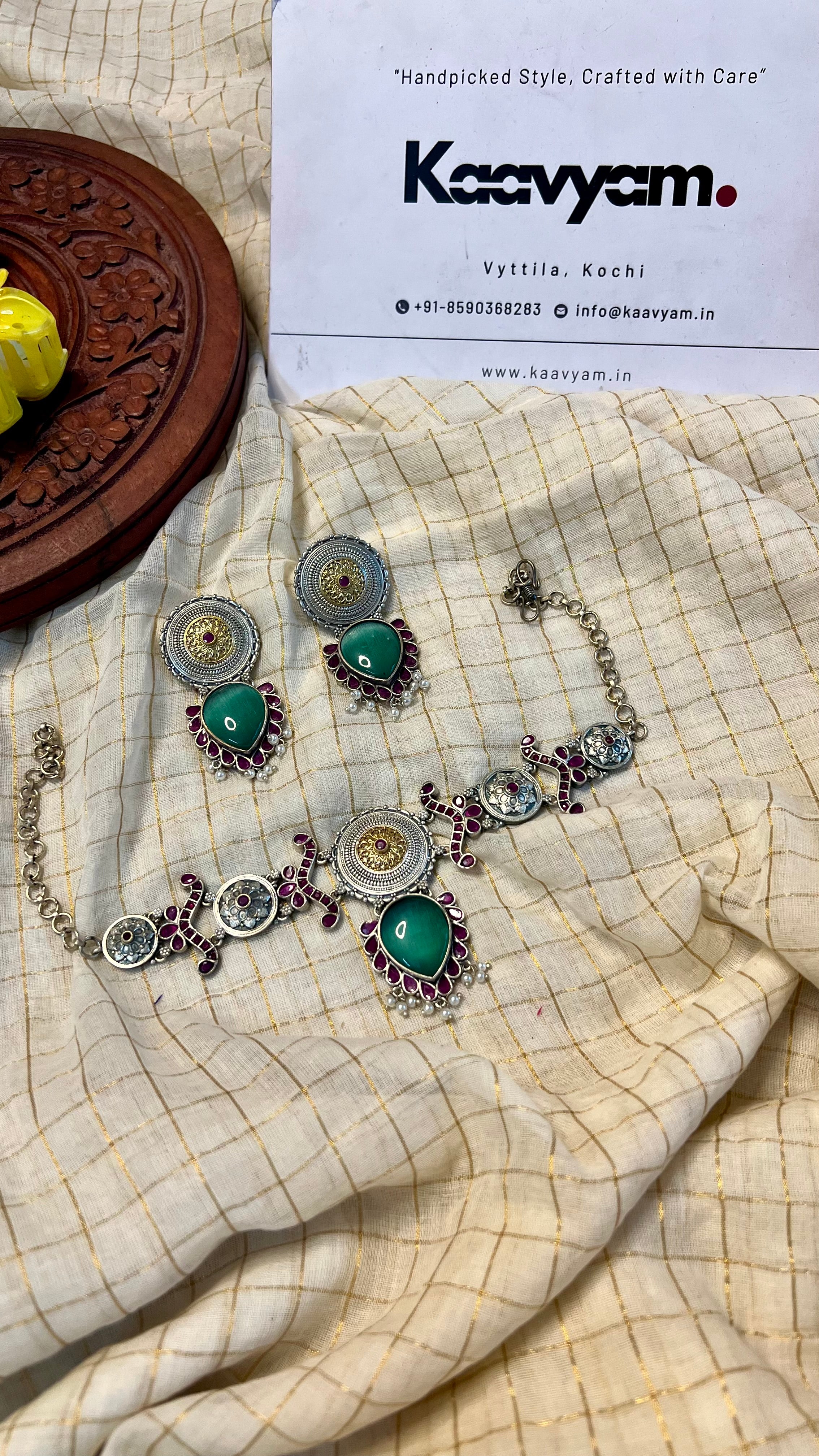 Duel Tone Antique Choker