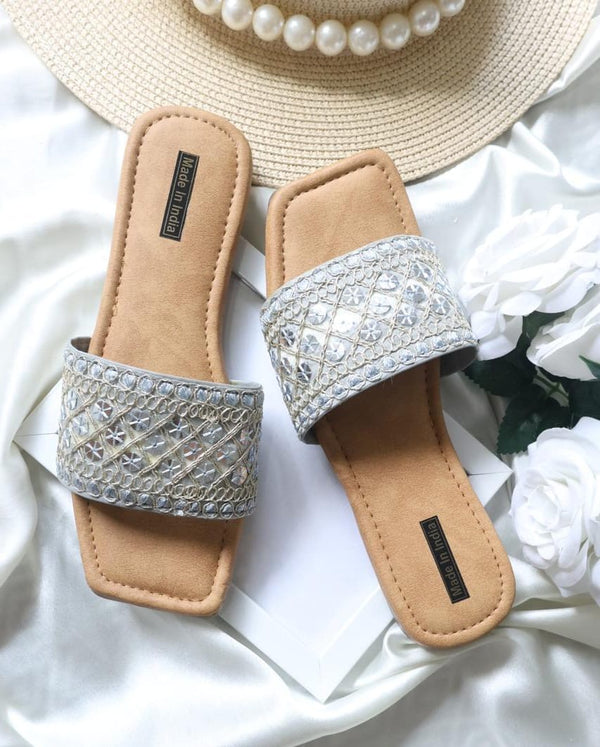 Silver Sequins Slider