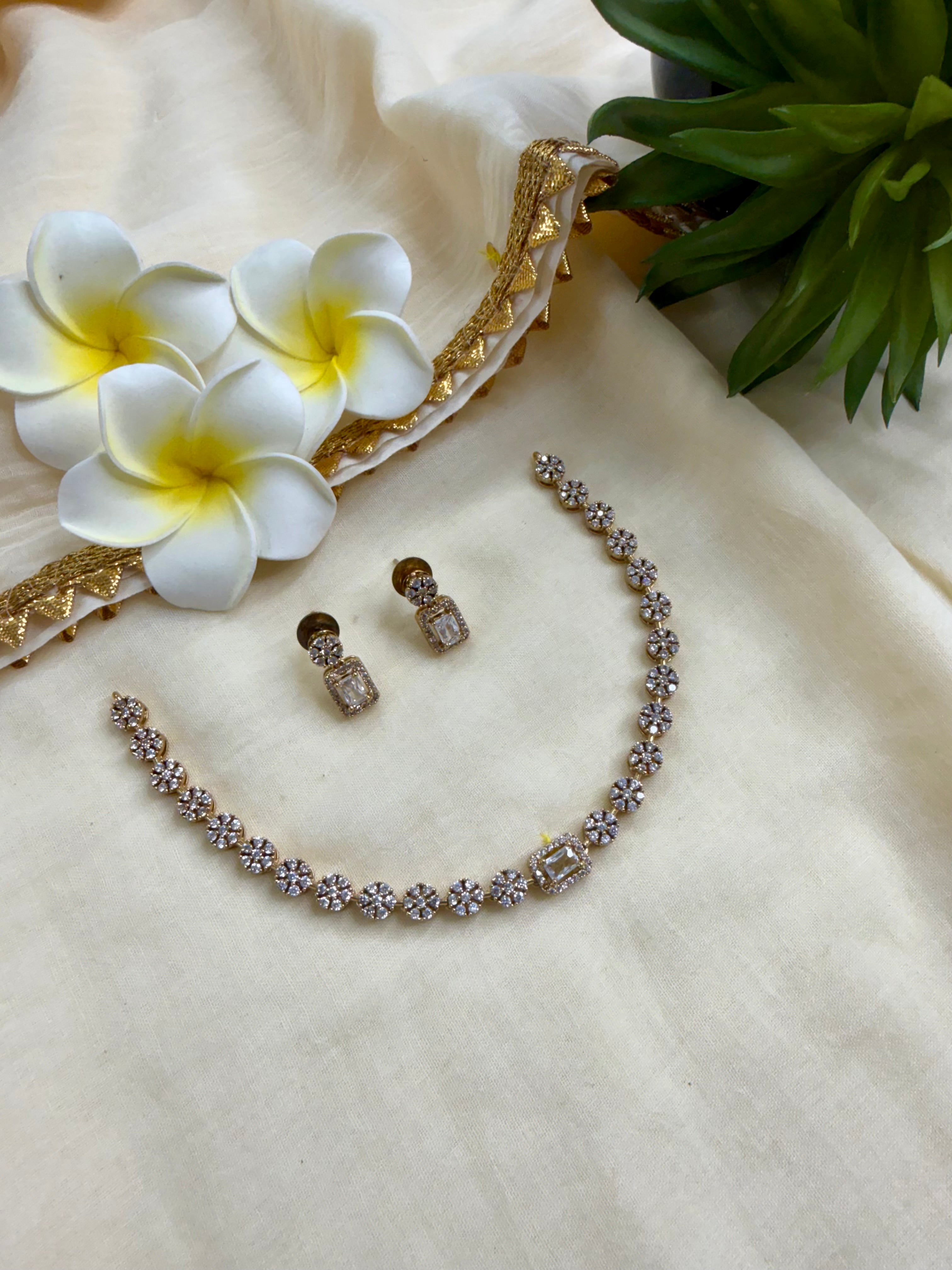 One Line AD Necklace