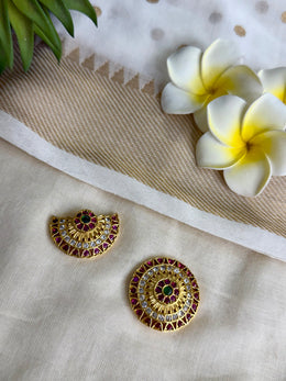 Flower Surya Chandra Hair Ornament