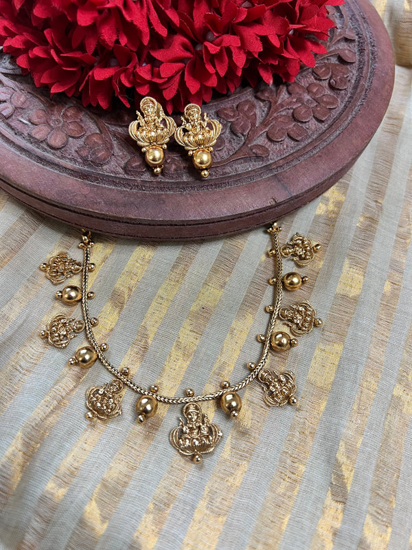 Laxmi Motif Necklace