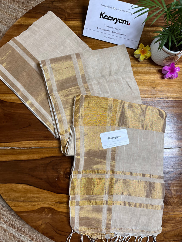 Linen Tissue Saree
