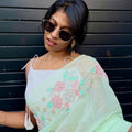 Blossom Elegance Handwork Saree