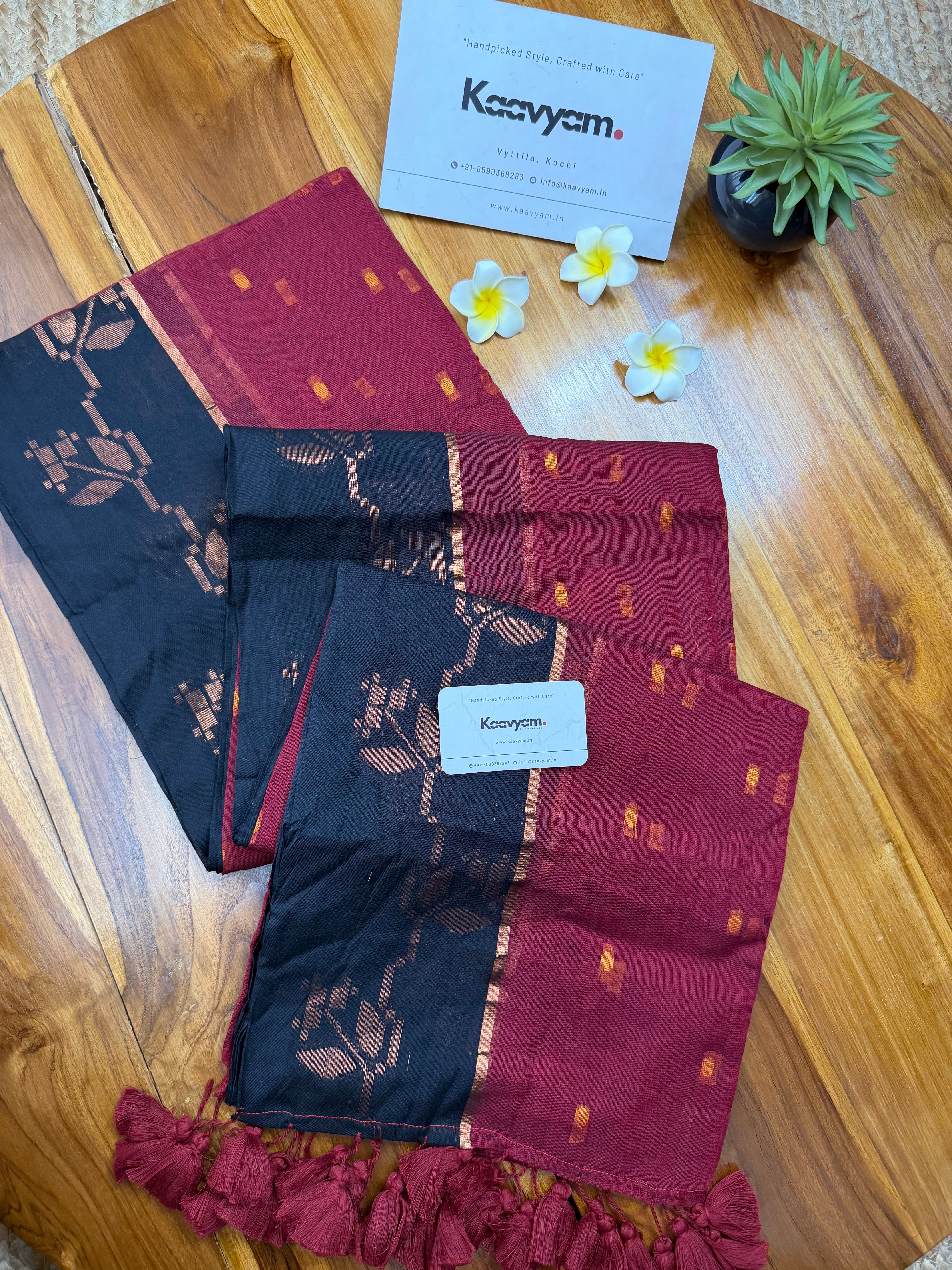Nightingale Mul Cotton Saree